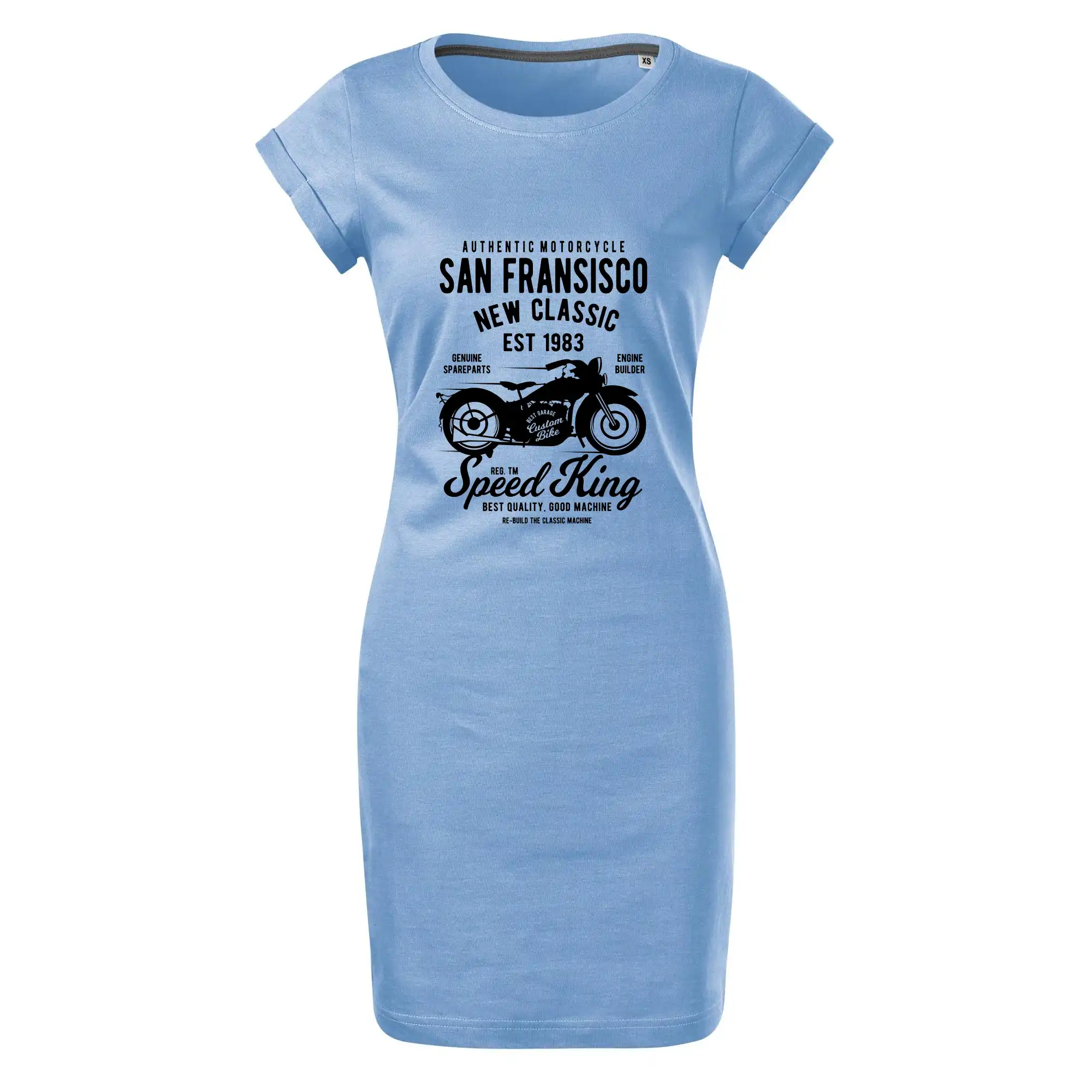 Tričká a mikiny s potlačou motoriek – pre pravých motorkárov - San Fransisco Motorcycle - Tričko Šaty FREEDOM