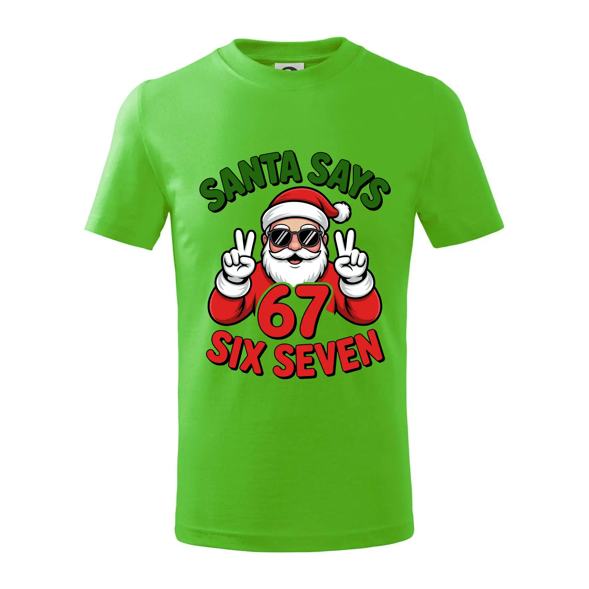 Ostatné nápisy - Santa says 67 - Tričko detské bavlnené