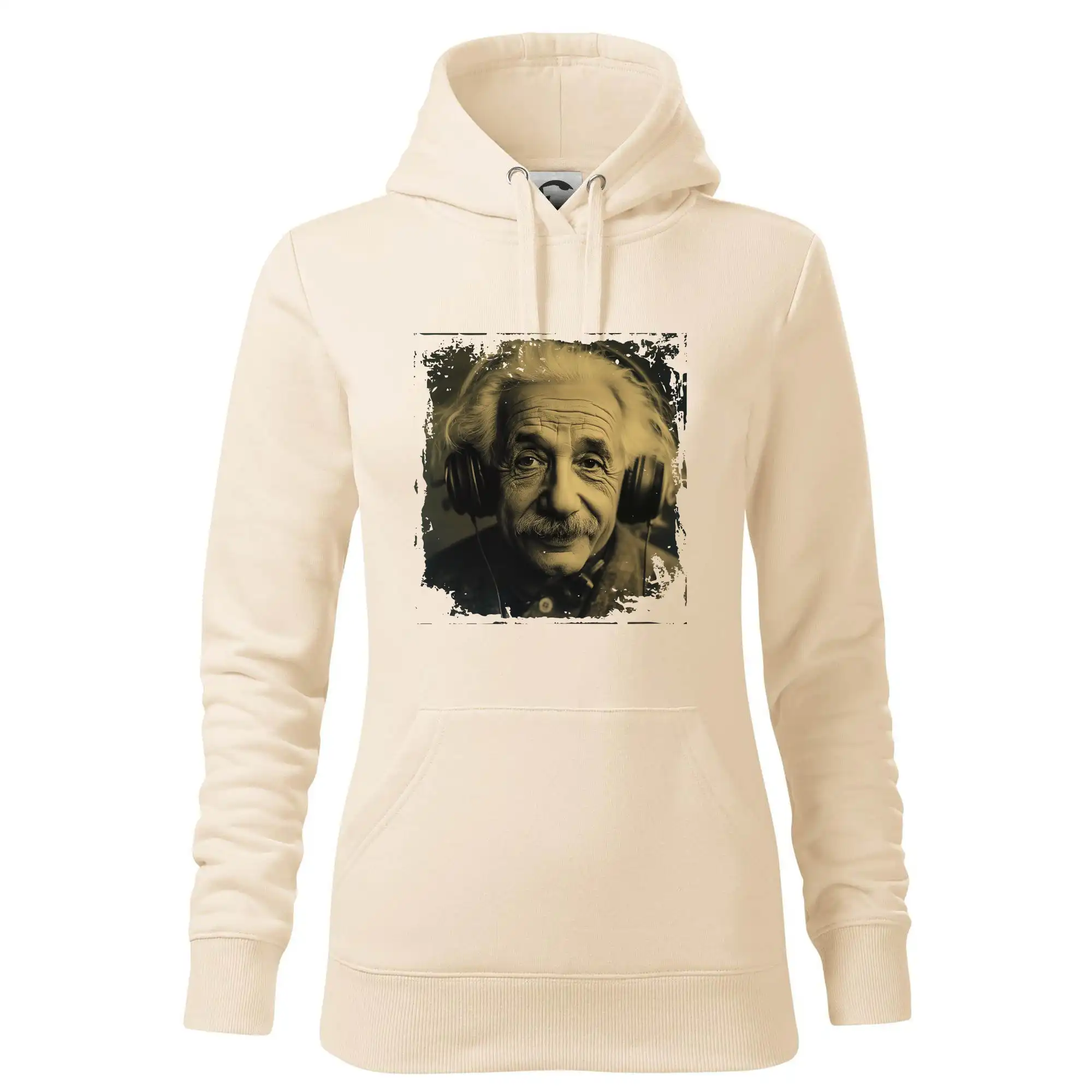 Albert Einstein so slúchadlami