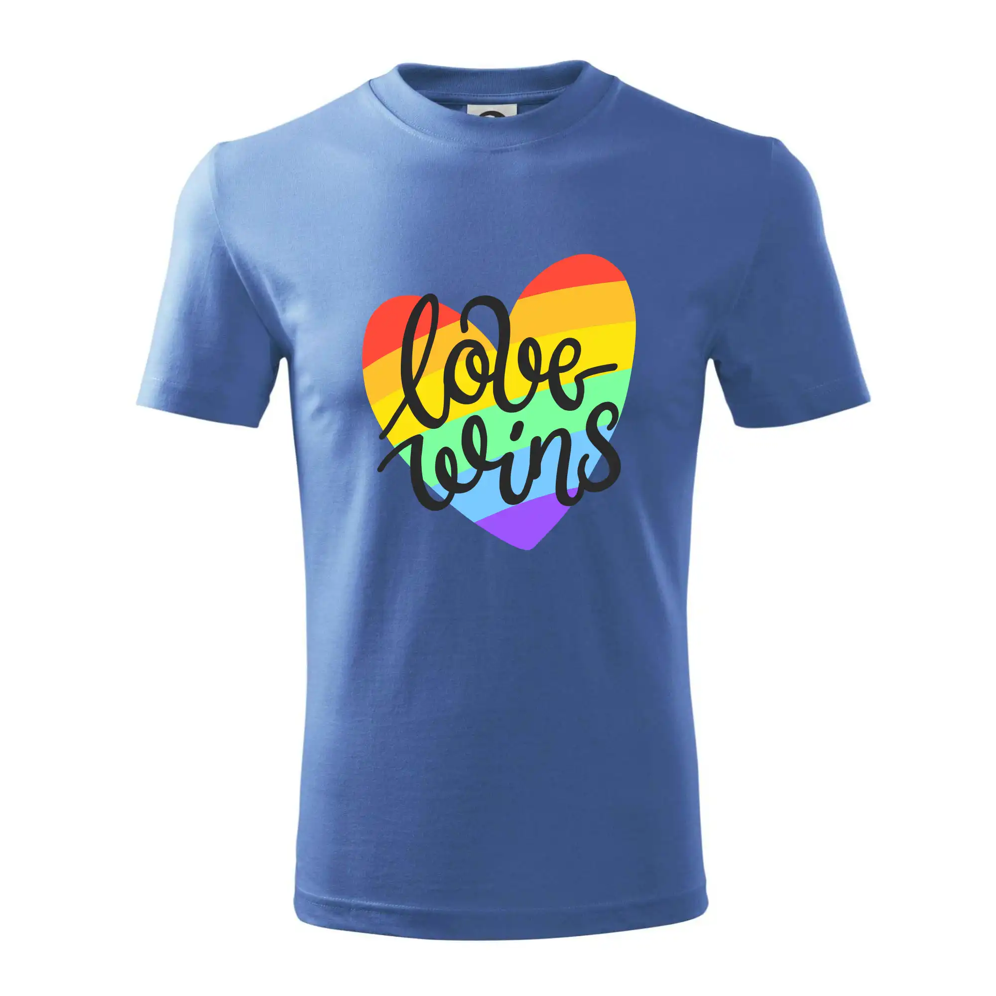 Tričká pre LGBT a Queer komunitu - Love wins srdce - Tričko detské bavlnené