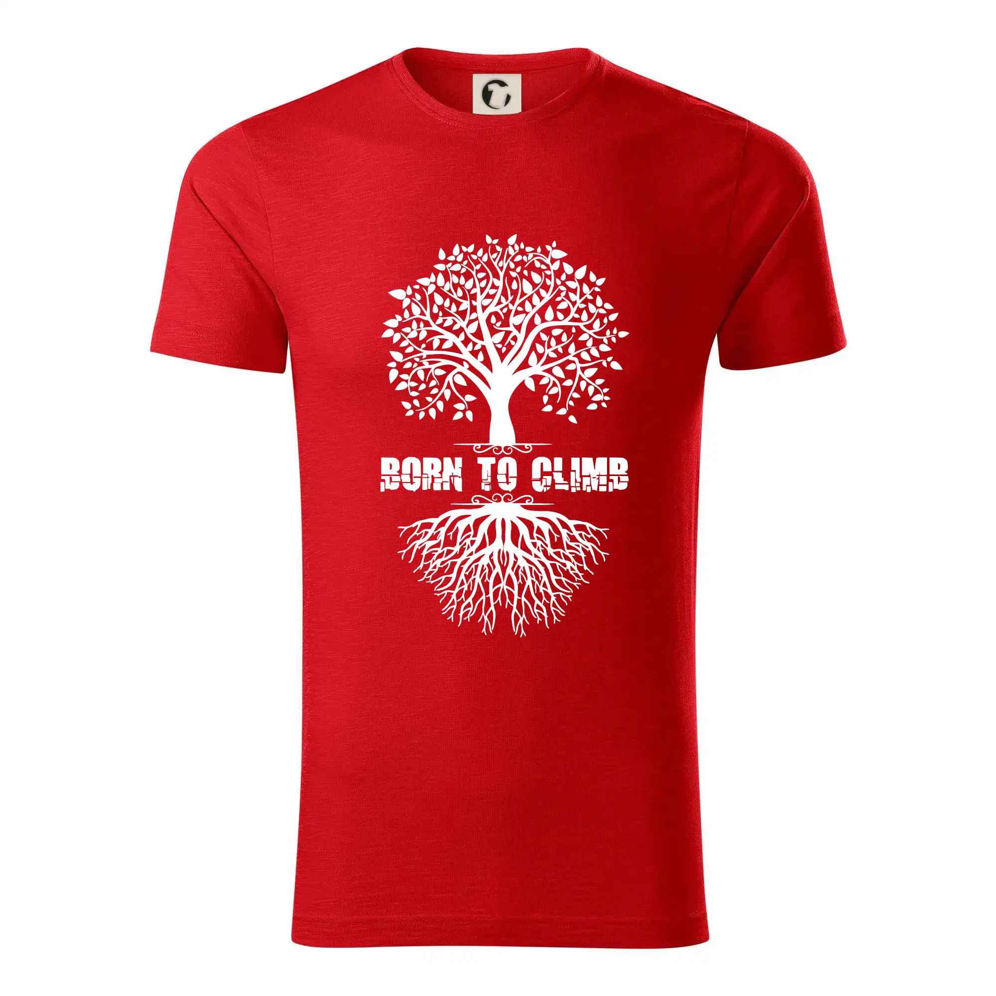 Trička pro horolezcov - Born to climb - Tričko z organickej bavlny