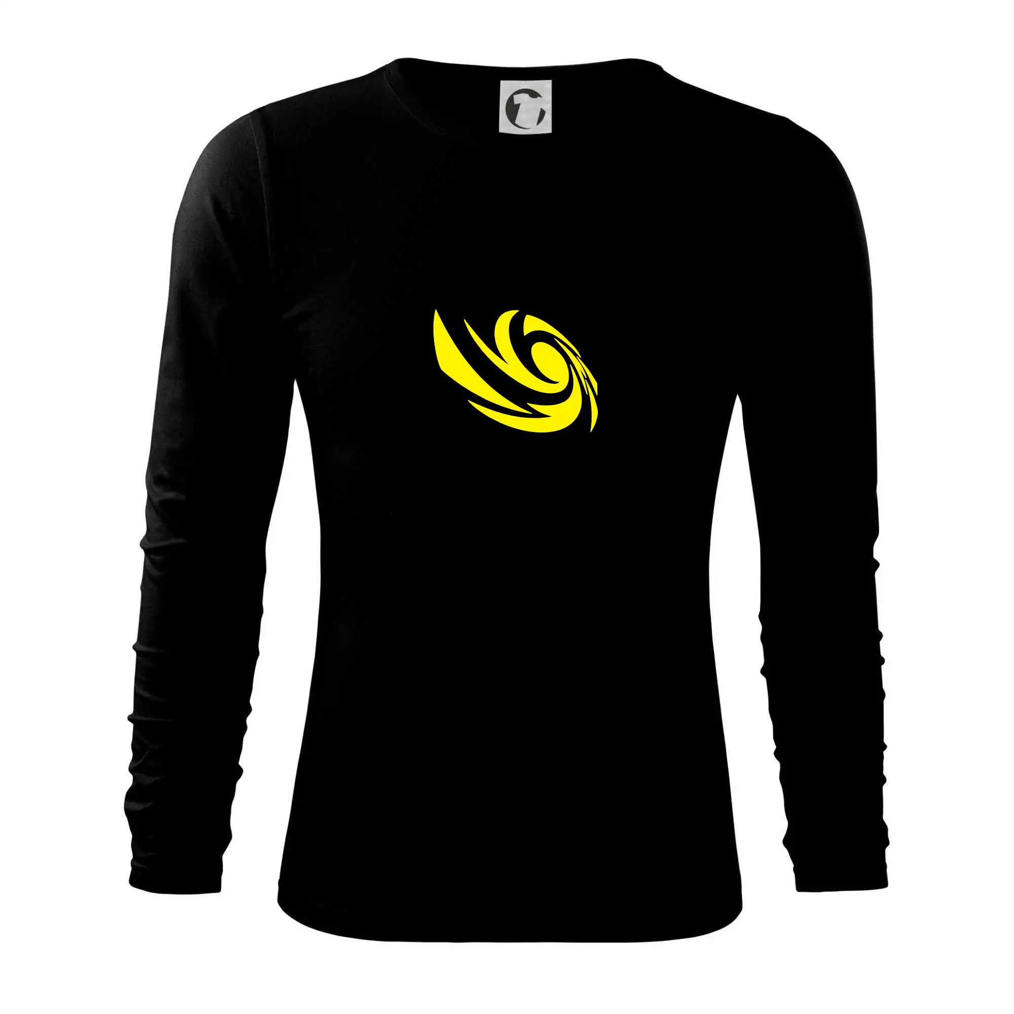 Tričká, mikiny a šiltovky pre Youtubery - Vortex logo samostatné - Tričko s dlhým rukávom FIT-T long sleeve