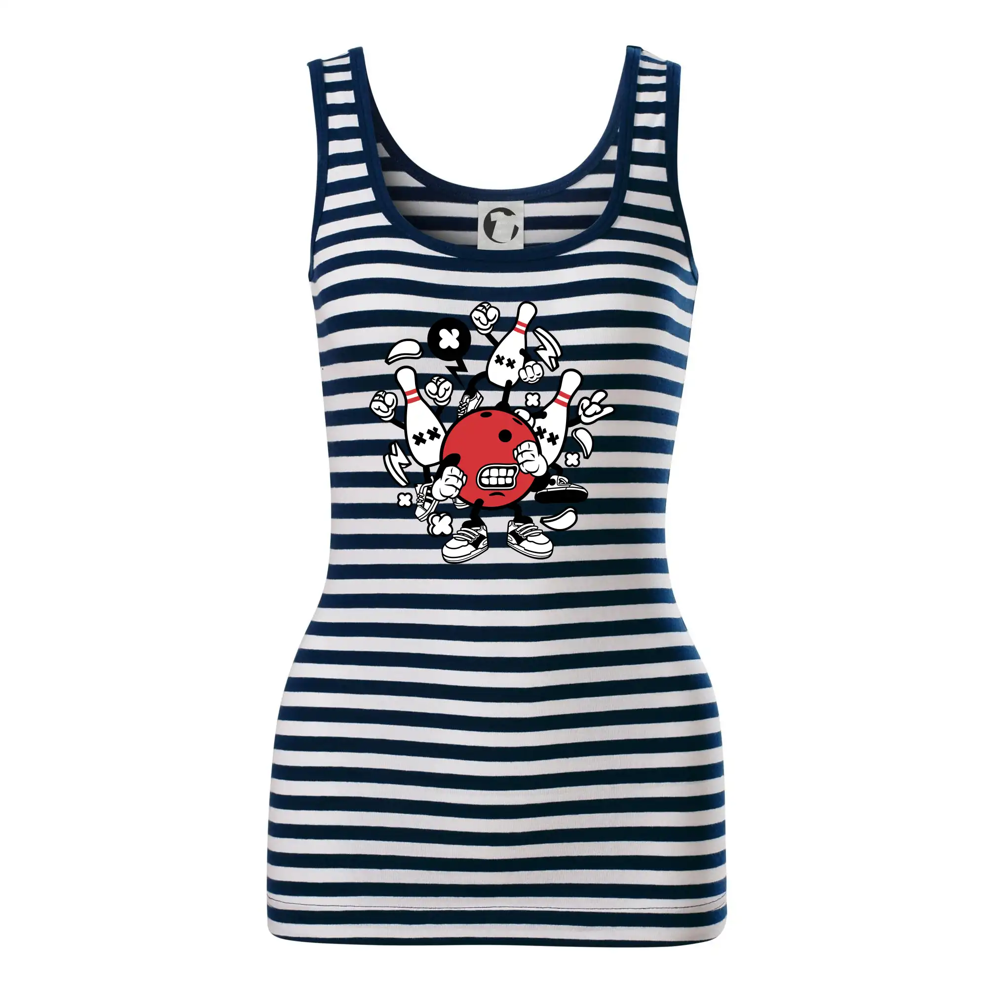 Tričká Bowling - Bowling komiks - Sailor tielko na vodu