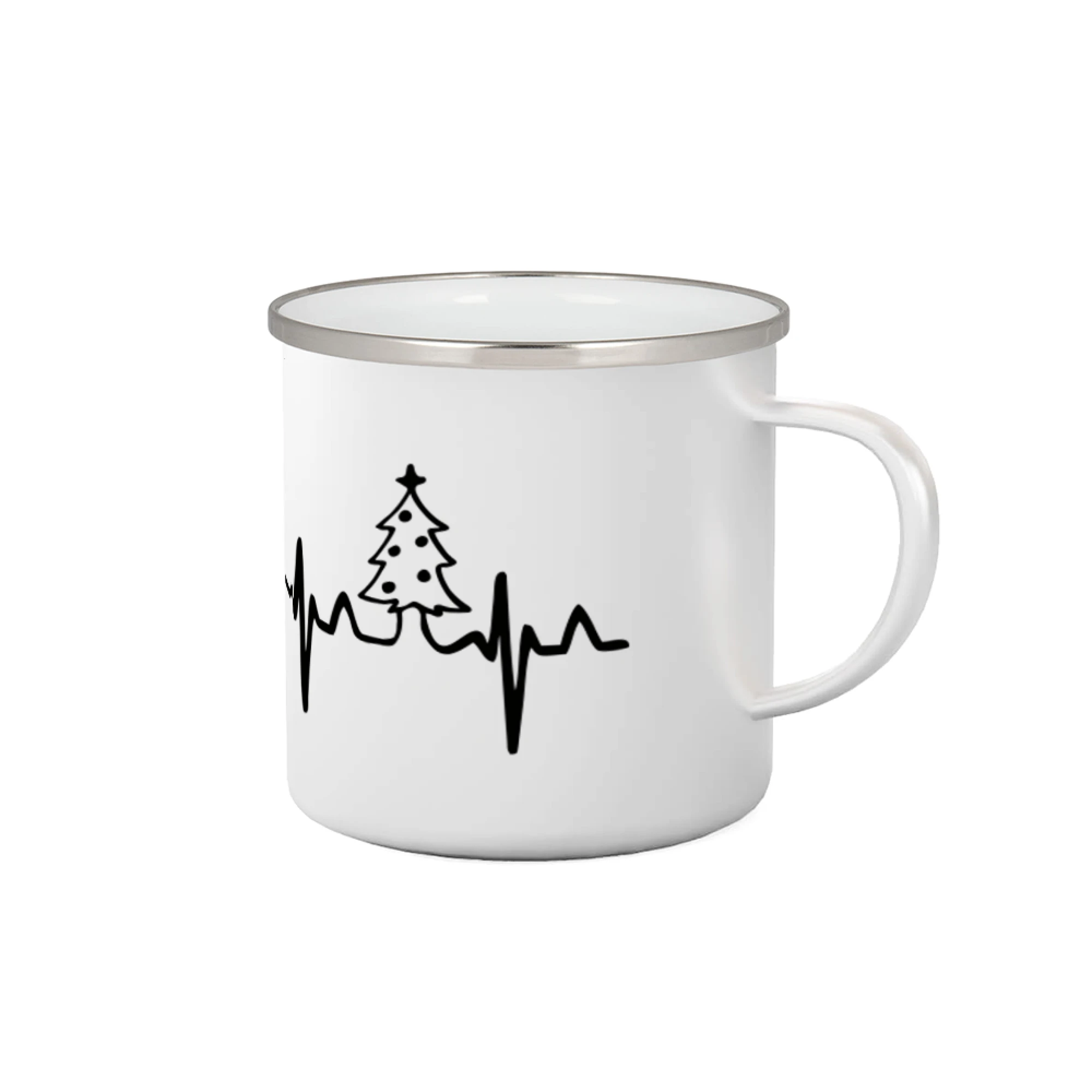 Vianočné tričká - EKG Vianočný stromek - Plecháčik