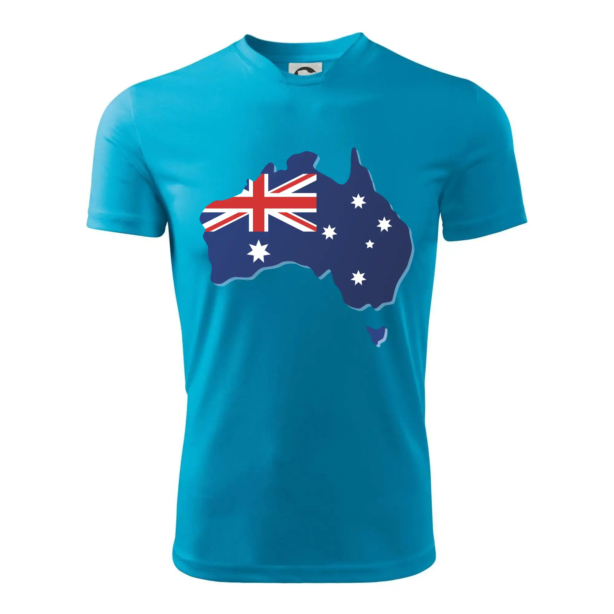 Austrálie - vlajka mapa