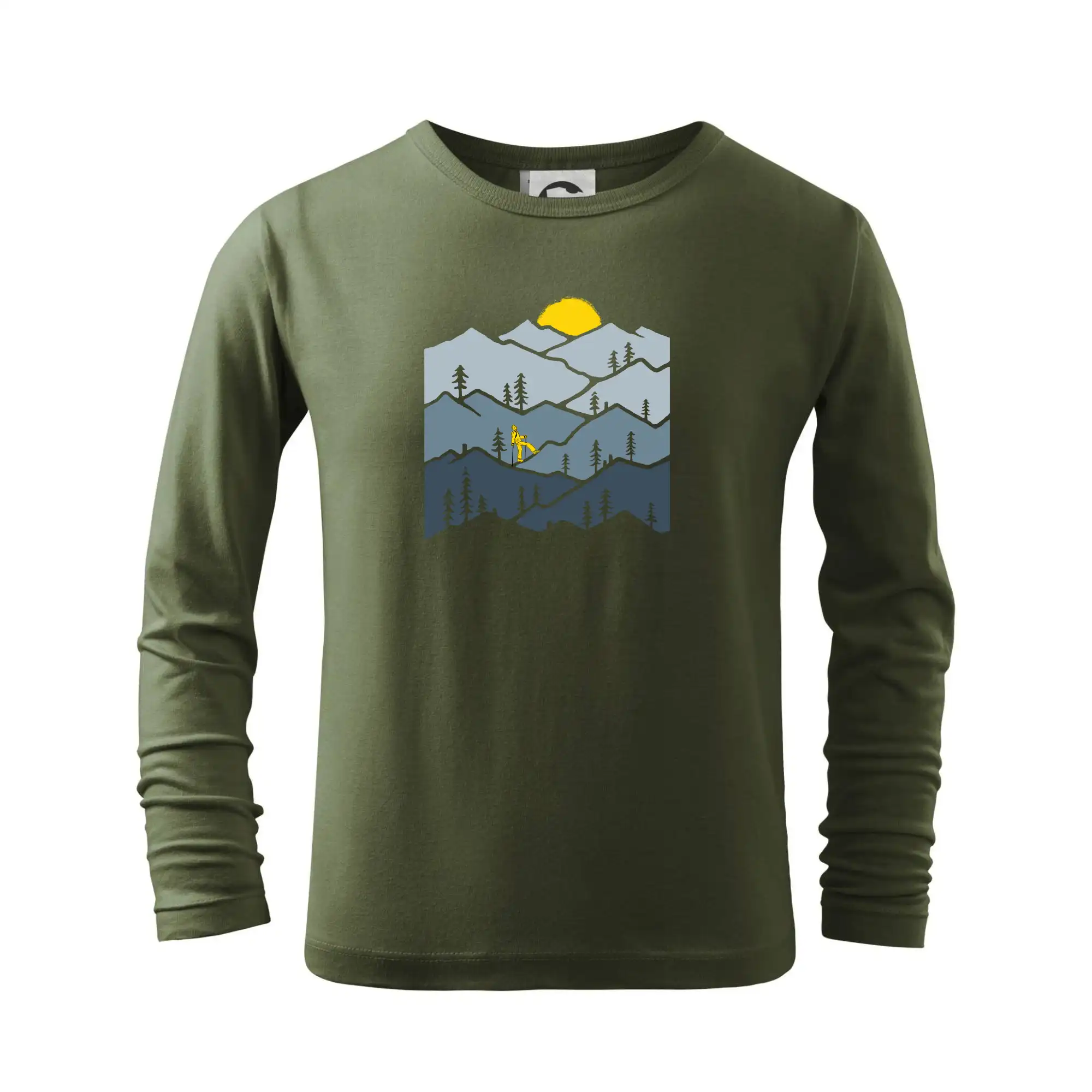 Ostatné športy - Nordic walking hory - Tričko detské Long Sleeve