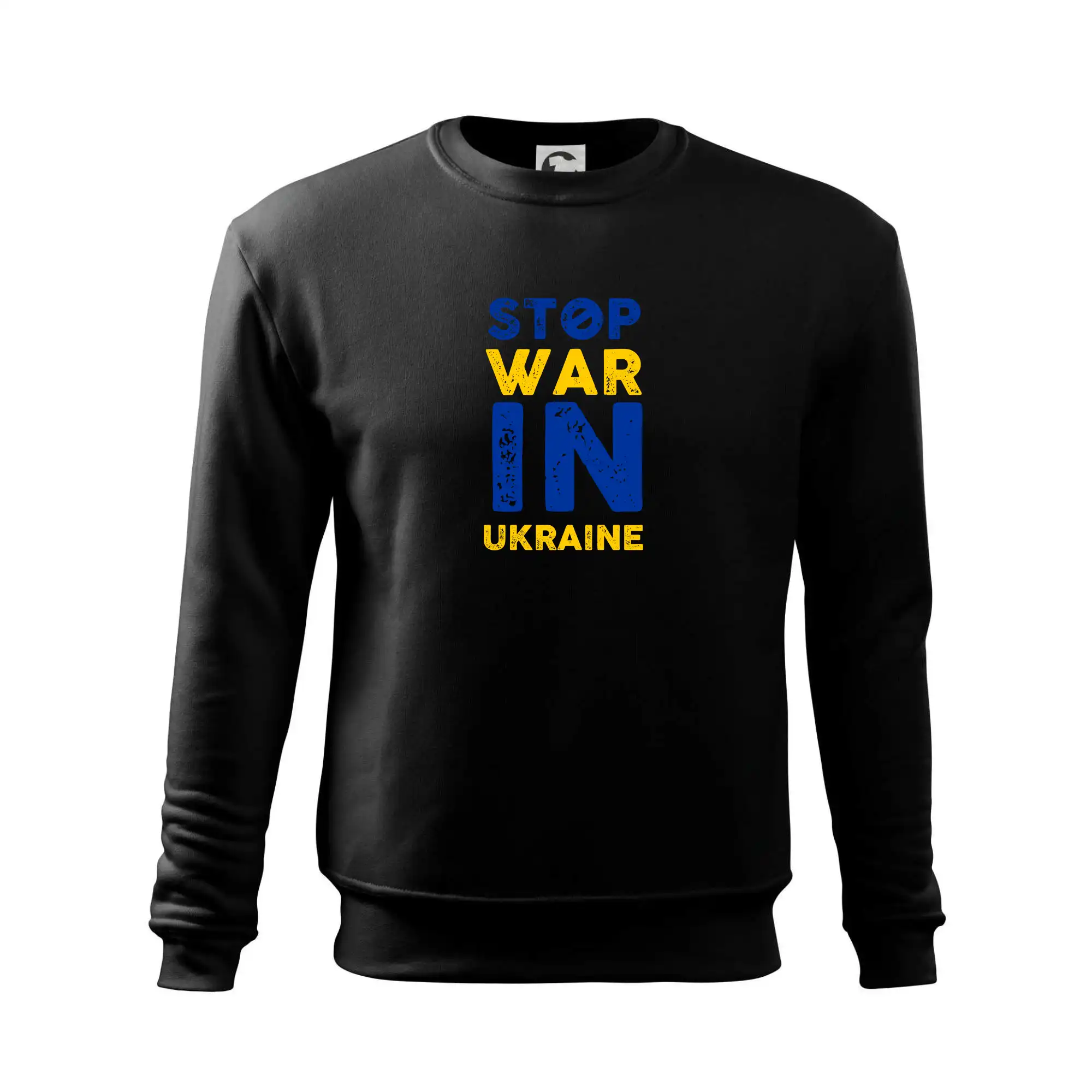 Barevný nápis Stop war in ukraine
