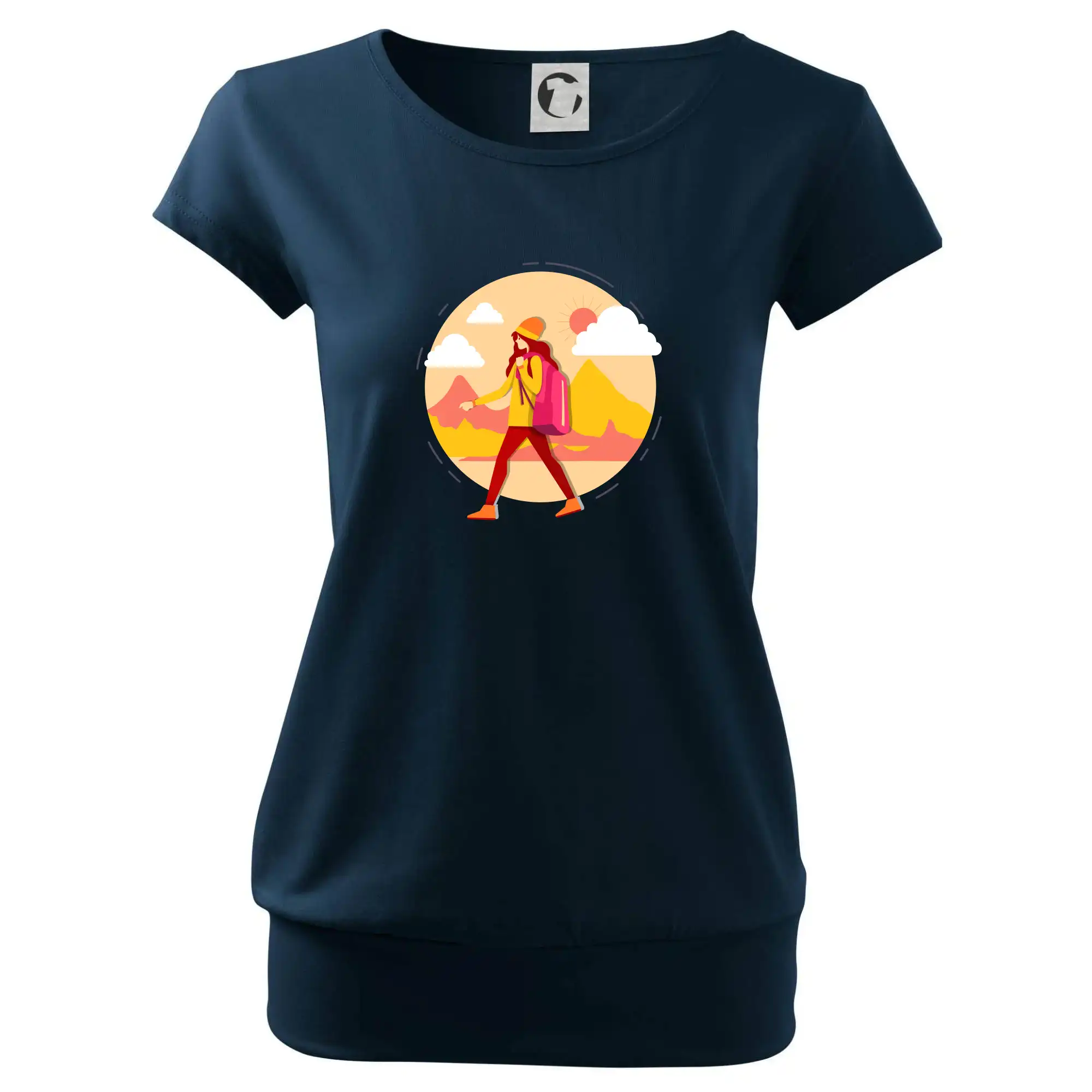 Barevný párový motiv na hory