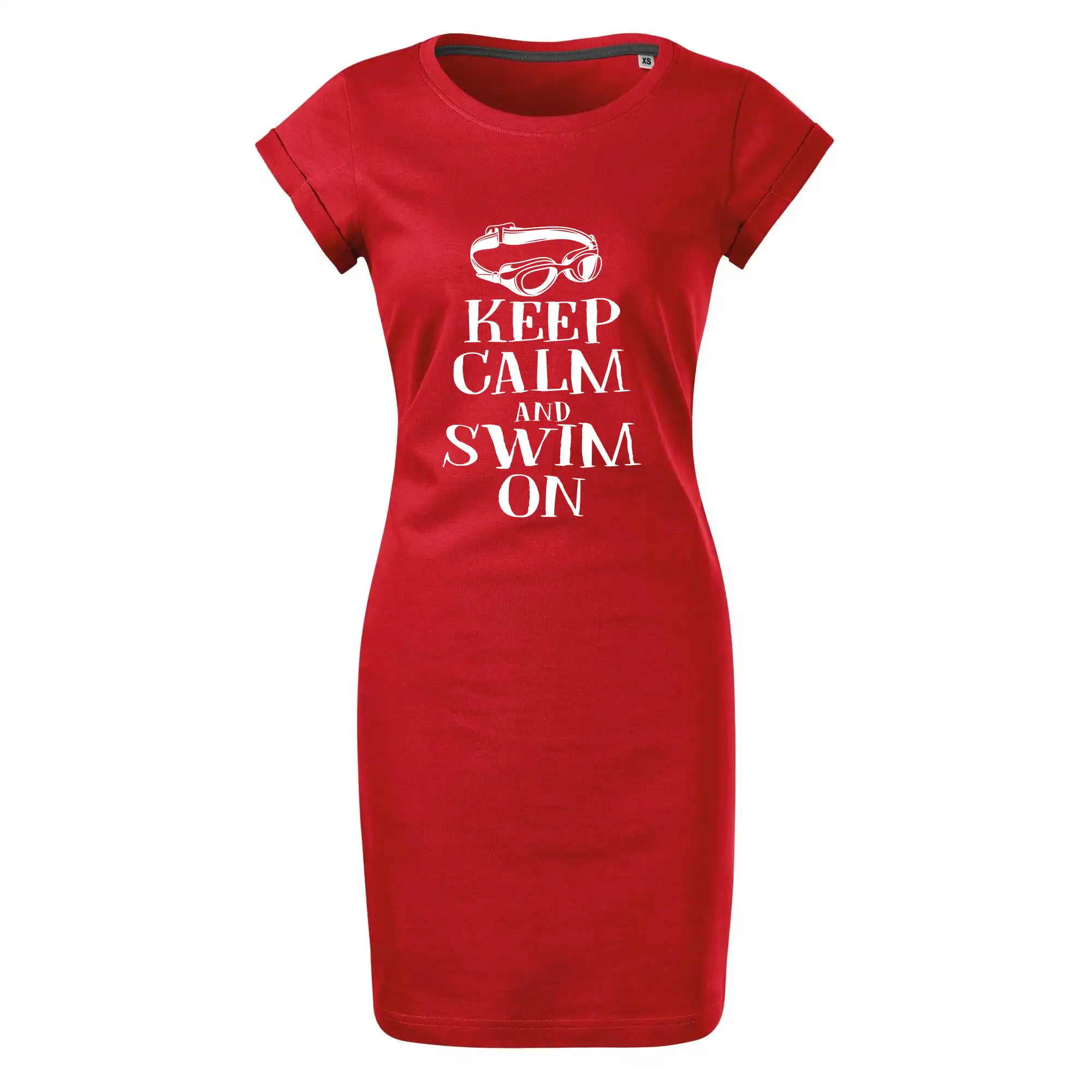 Keep calm and swim on