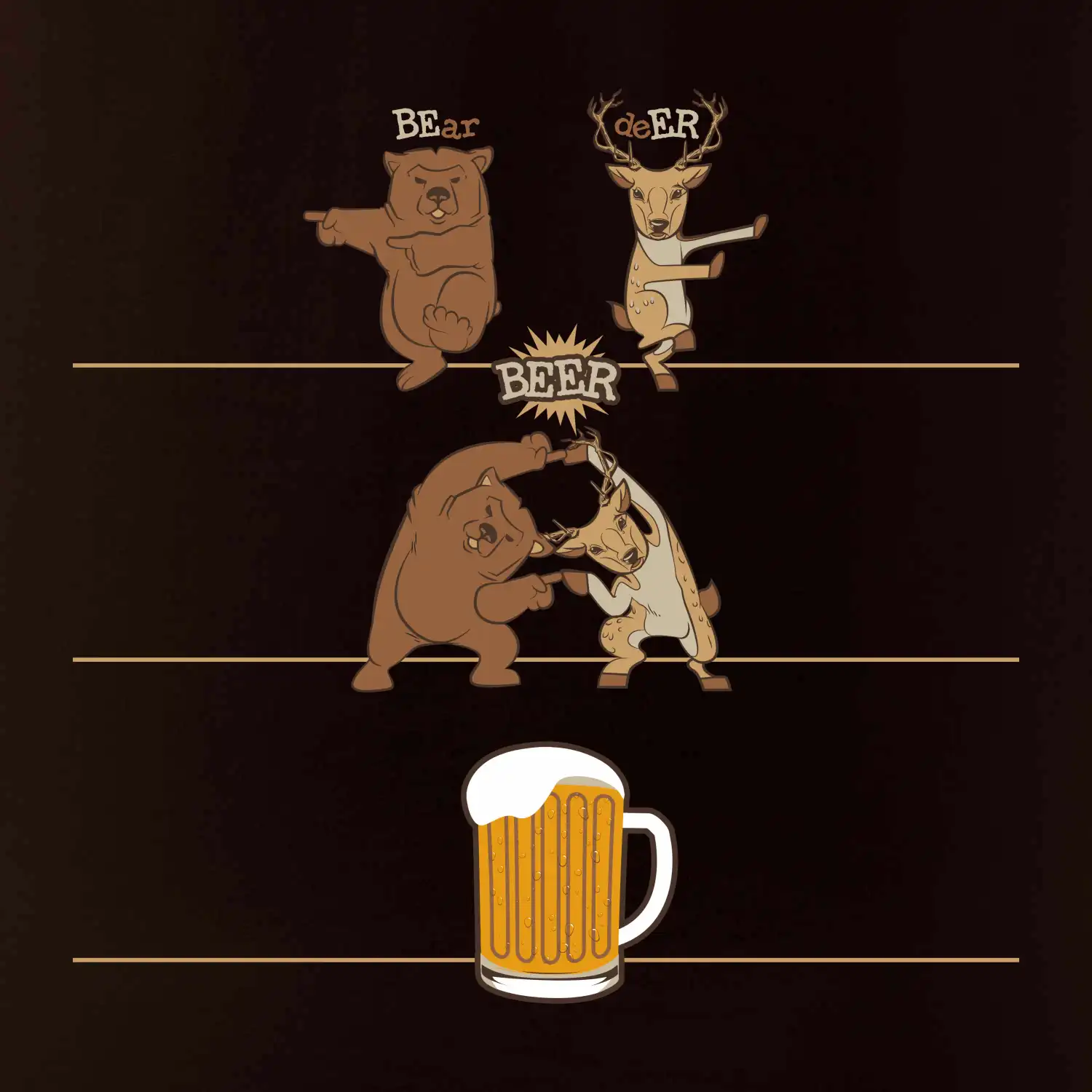 Beer - BEar - deER