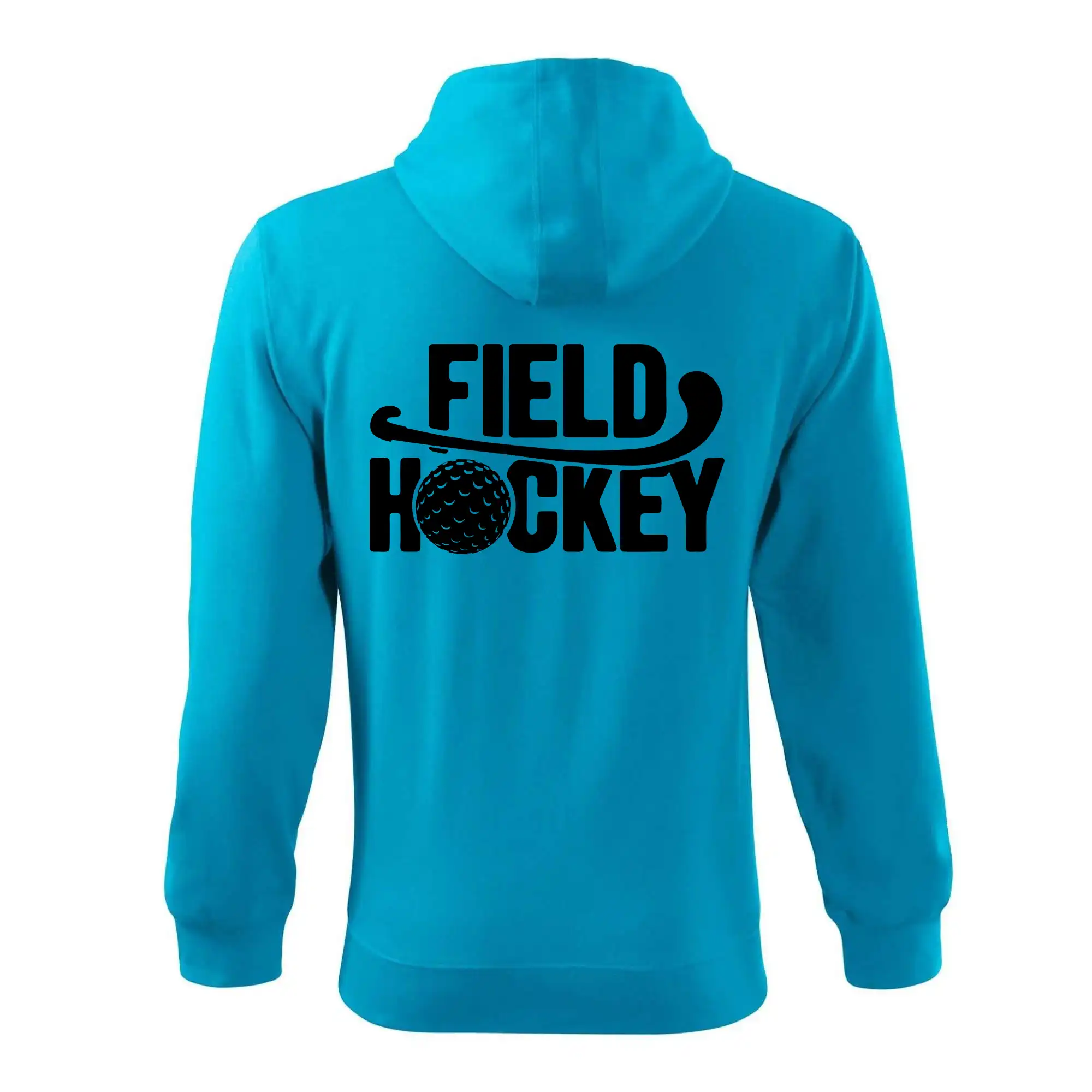 Field hockey míček a nápis