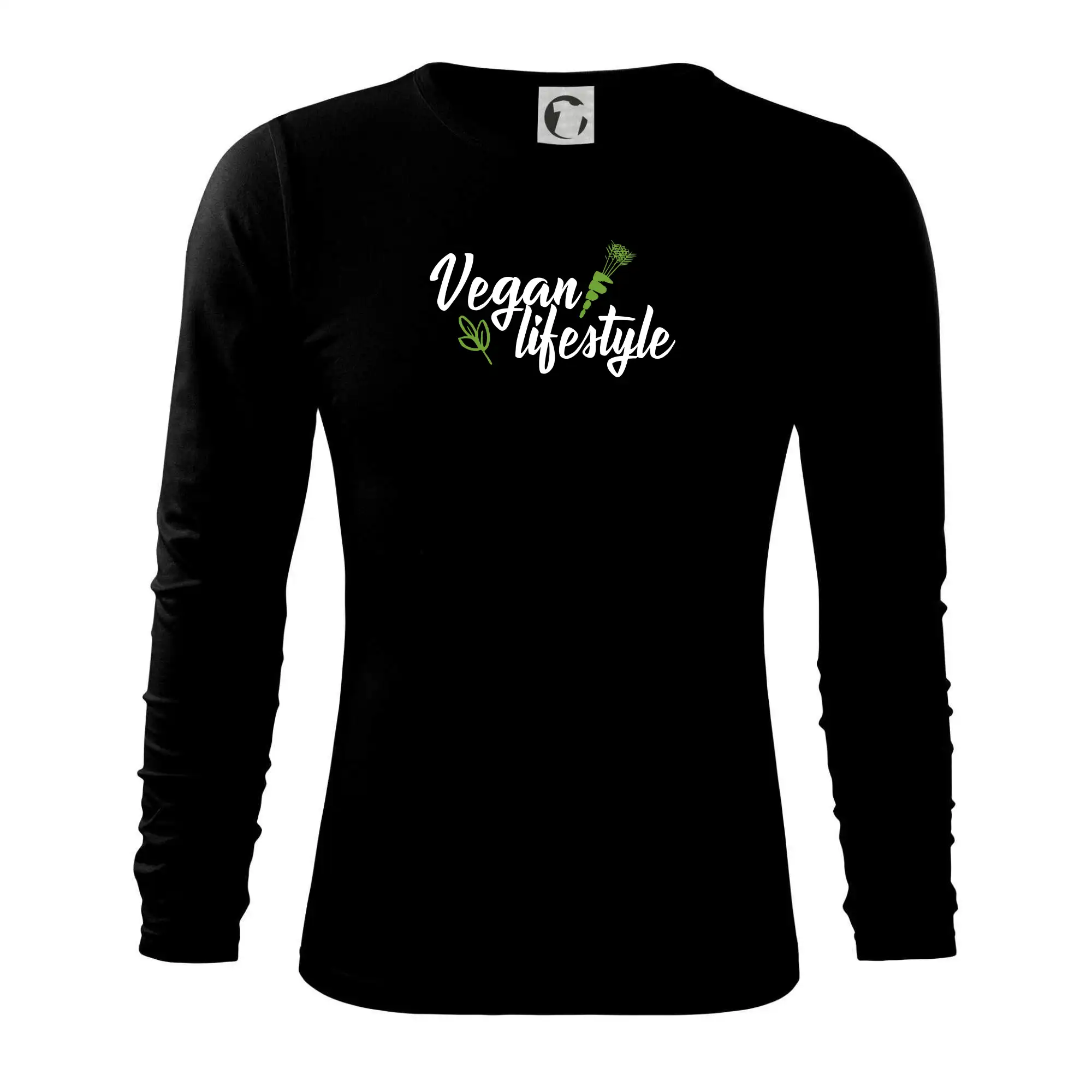 Životný štýl - Vegan lifestyle - Tričko s dlhým rukávom FIT-T long sleeve