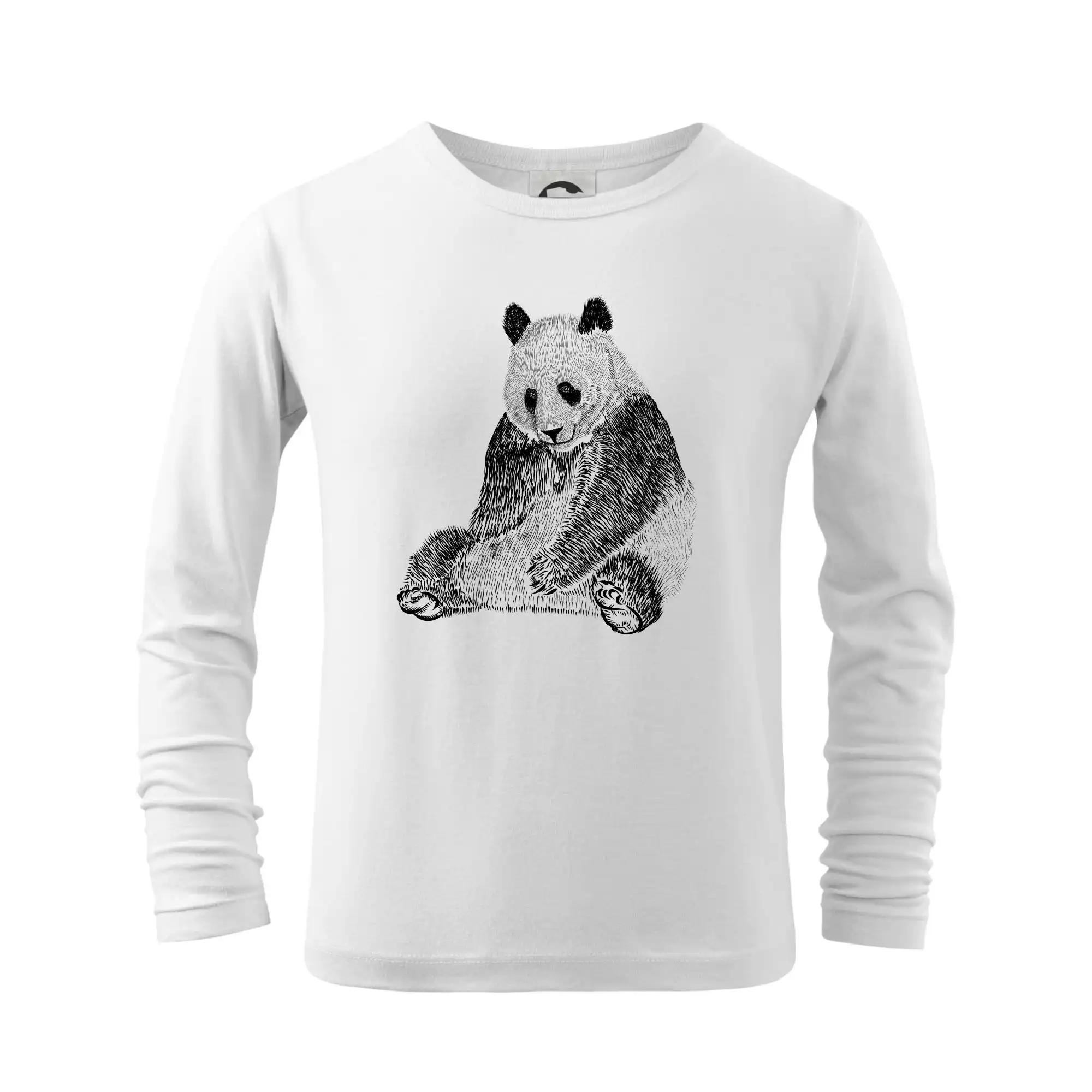 Tričká so zvieratami - Smutná panda - Tričko detské Long Sleeve