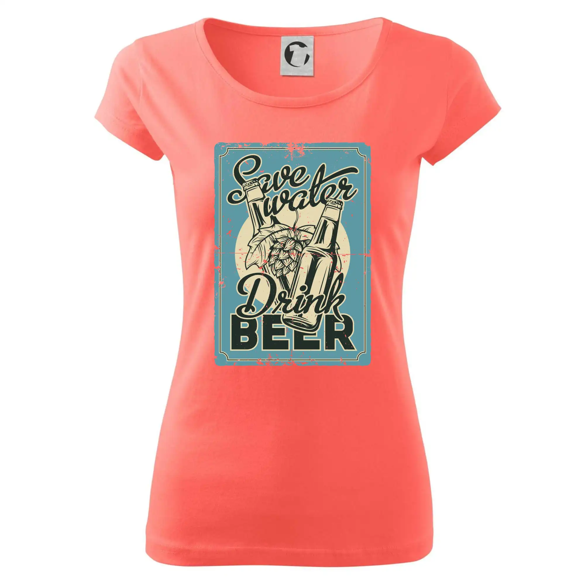 Save water drink beer poster