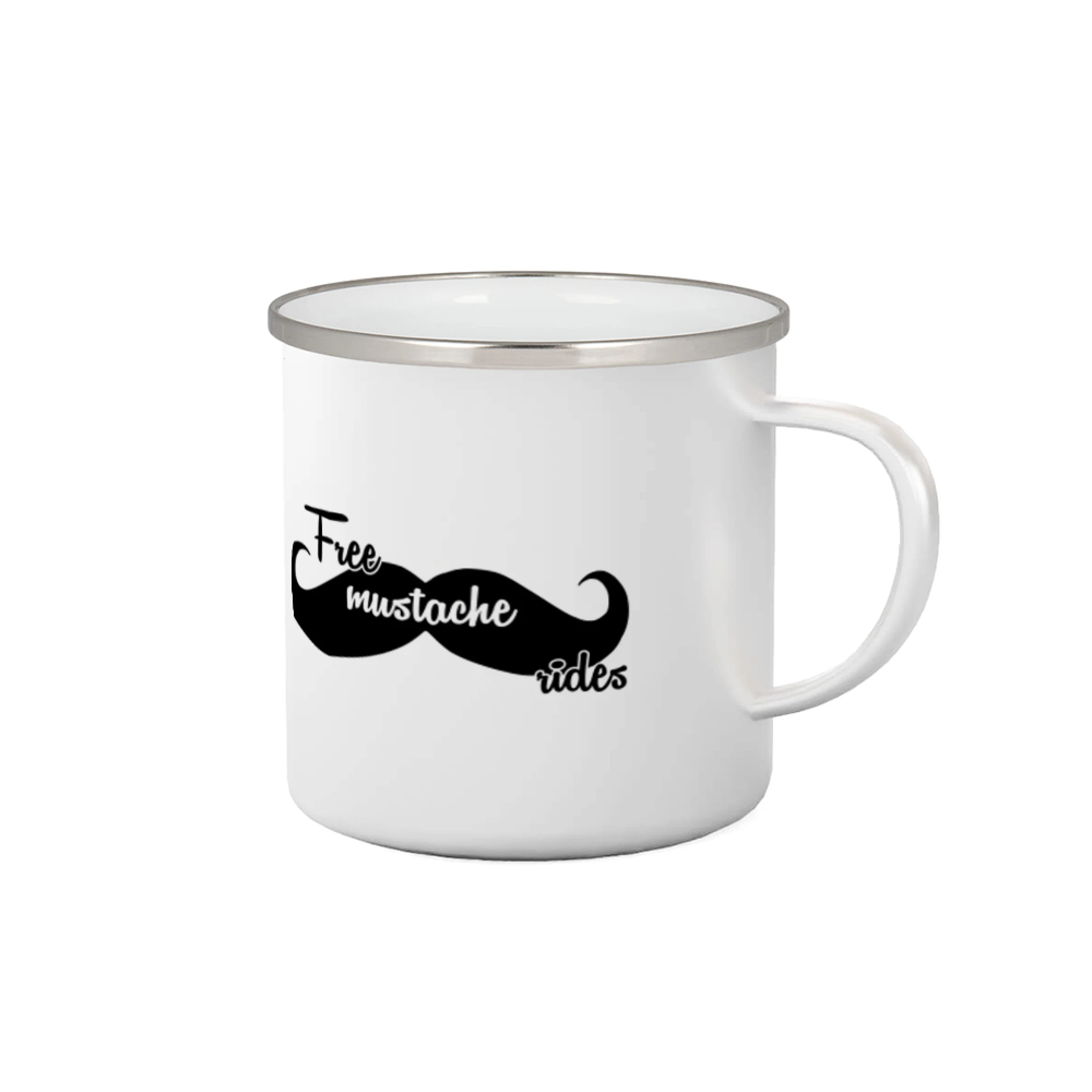Tričká s fúzikmi - Free Mustache rides - Plecháčik