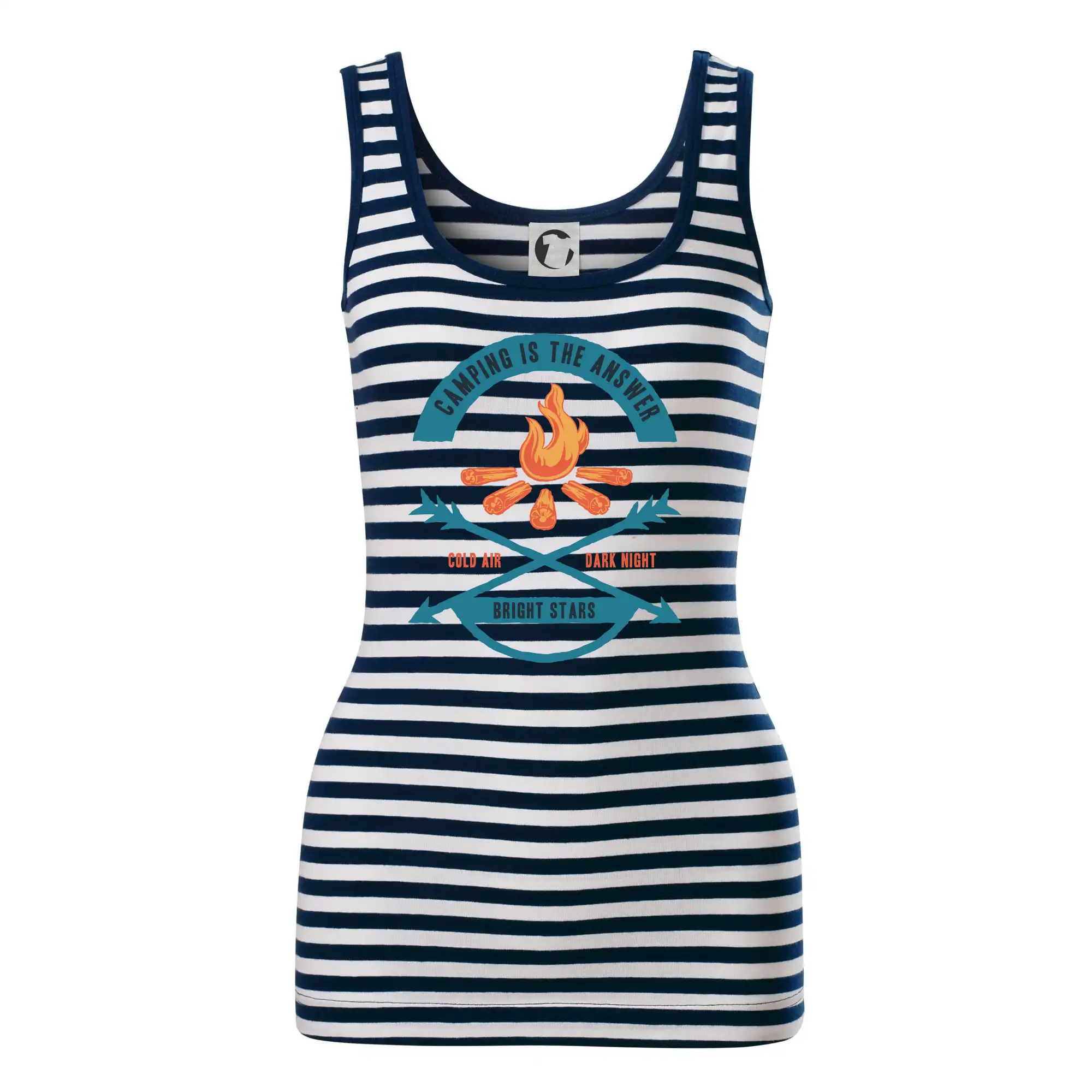Trička na kempovanie - Camping oheň - Sailor tielko na vodu