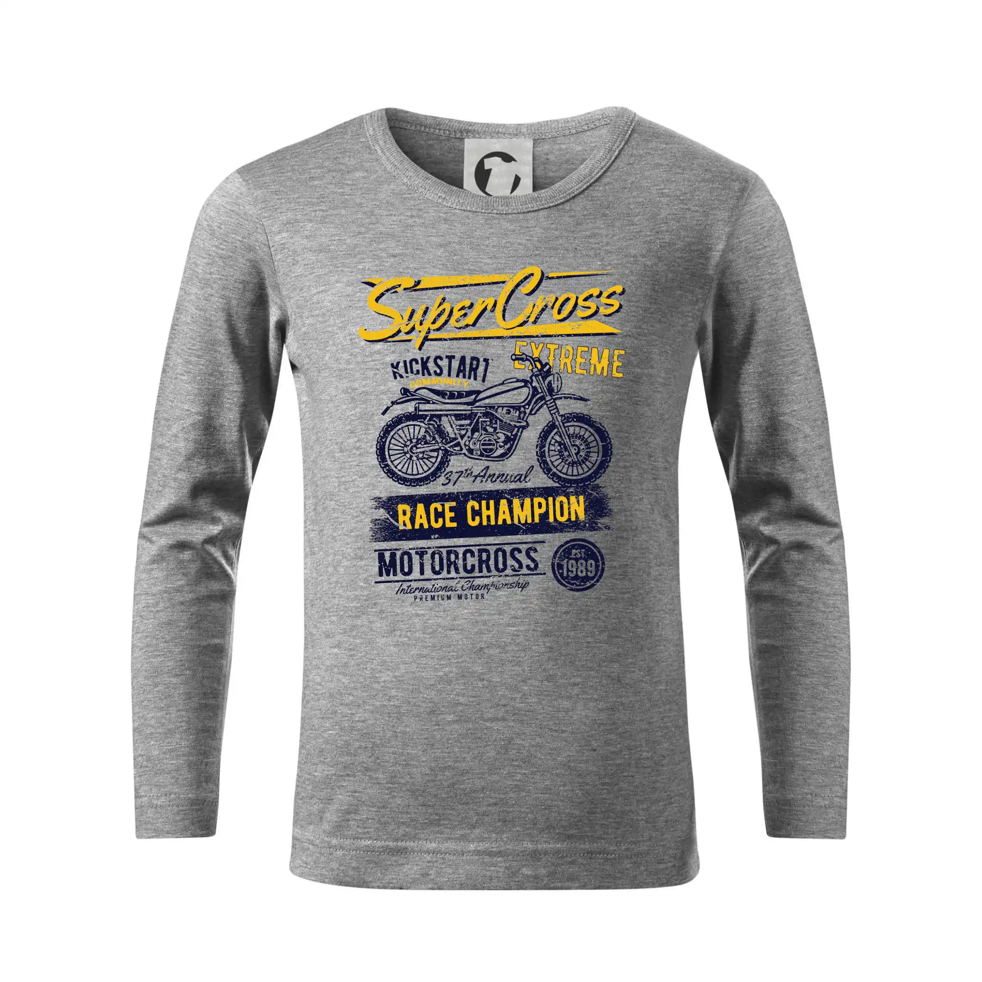 Motocross tričká - Super Cross - Tričko detské Long Sleeve