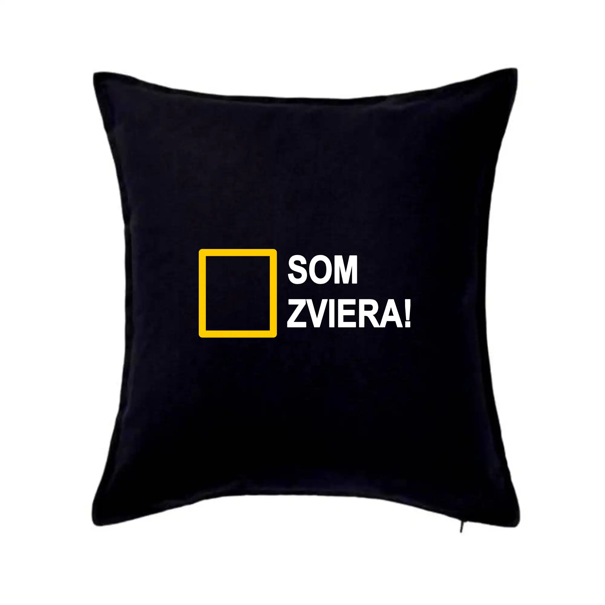 Tričká na párty - Som zviera obdelnik - Vankúš 50x50