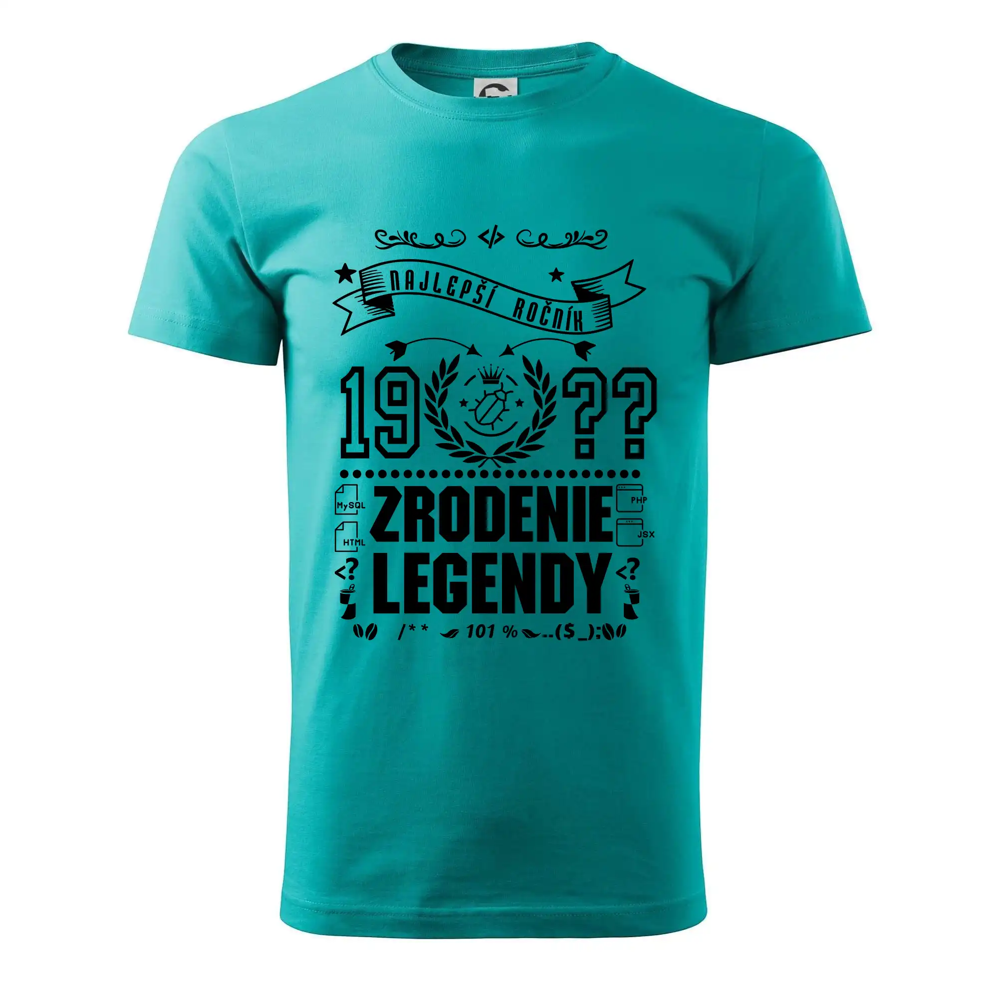 Trička Zrodenie legendy - Zrodenie legendy pre programátora - Pánske tričko nižšej gramáže