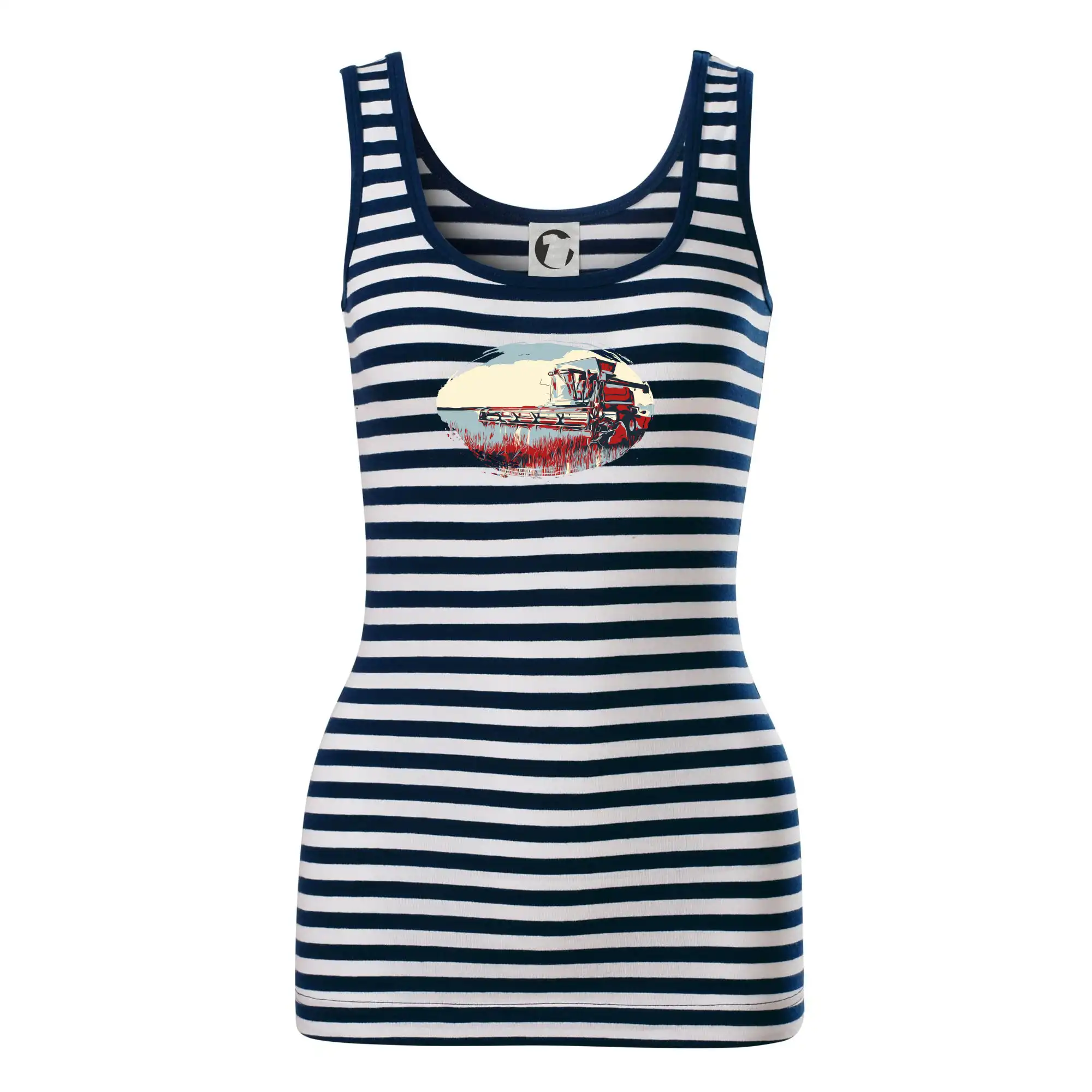 Poľnohospodárske tričká - Kombajn vintage - Sailor tielko na vodu