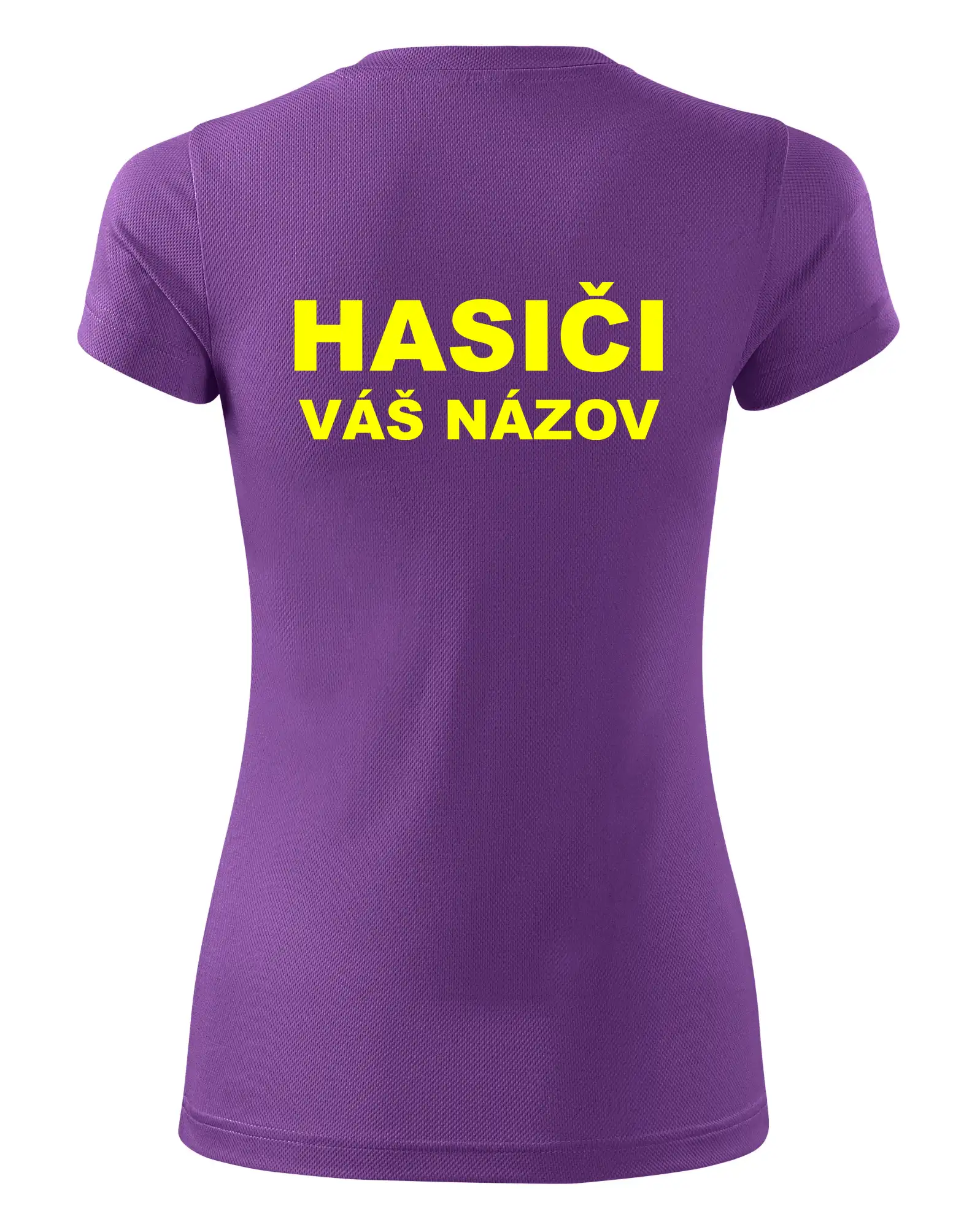 Hasiči - žltý nápis - váš názov zboru