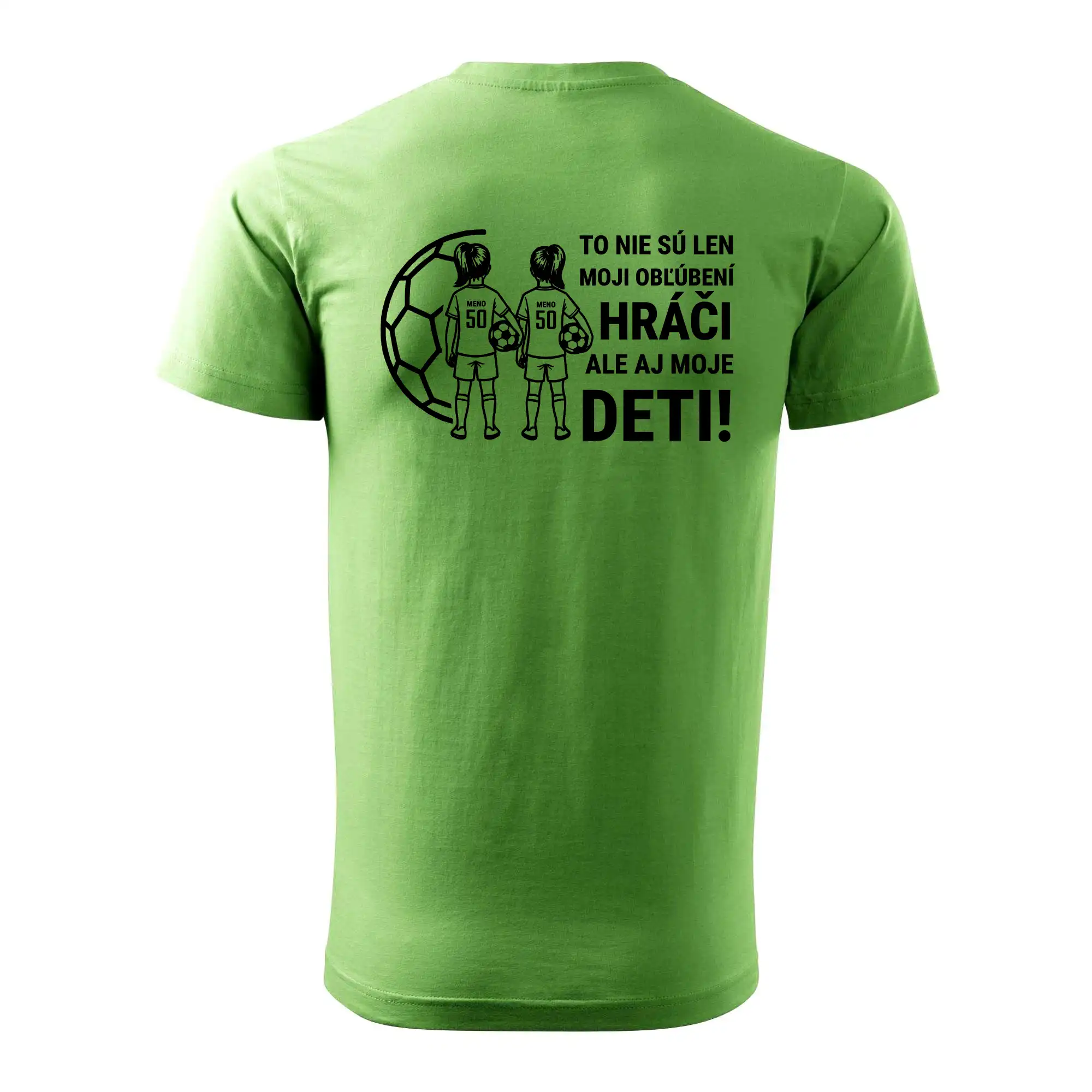 Futbalový otec - Dve dcéry (vaše meno a číslo)