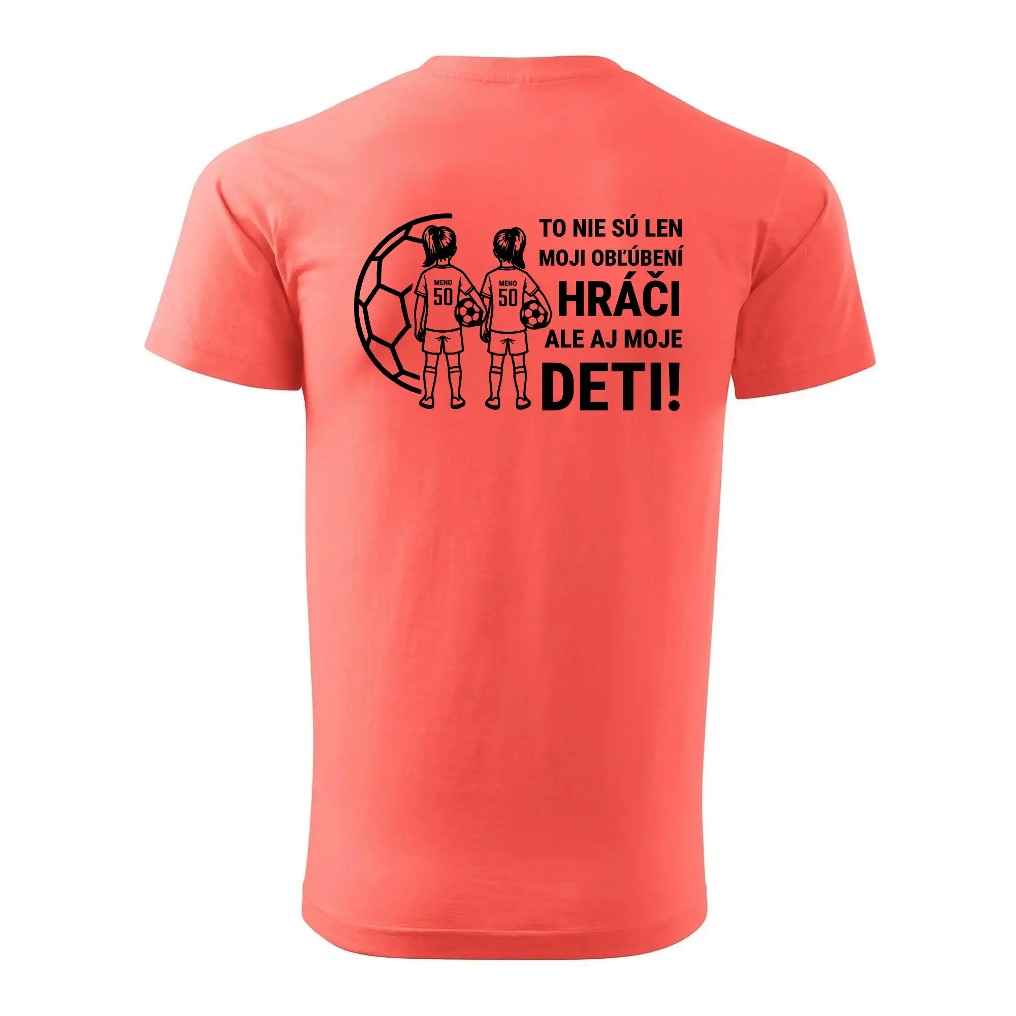 Futbalový otec - Dve dcéry (vaše meno a číslo)