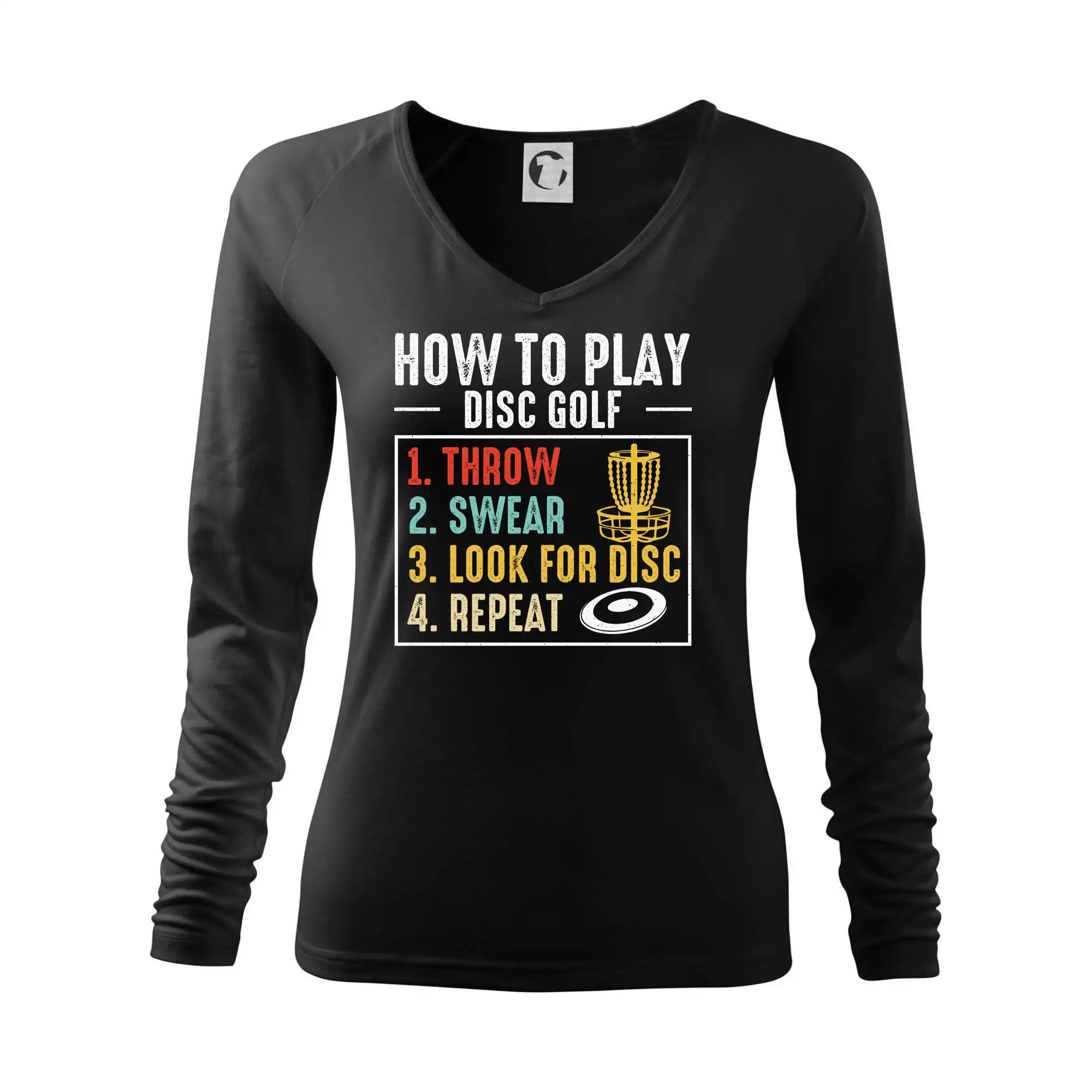 How to play disc golf - Tričko dámske Elegance
