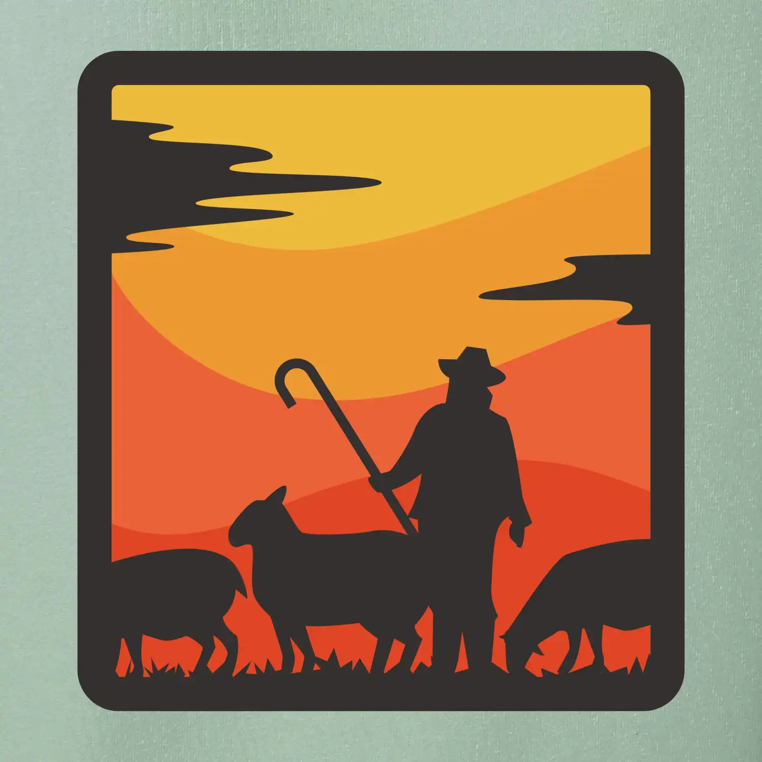 Pastevec ovcí - čtverec