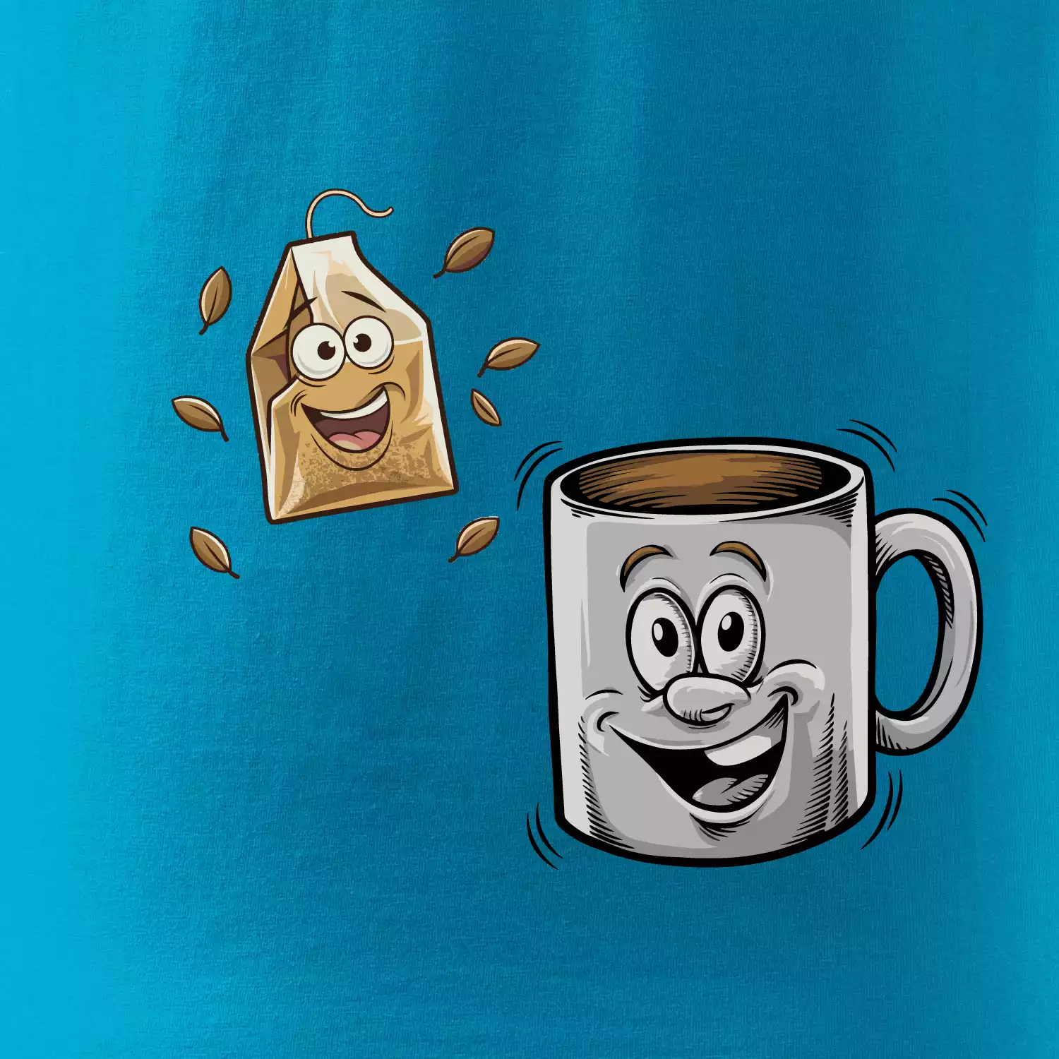 Parové triko - Hrnek a čaj