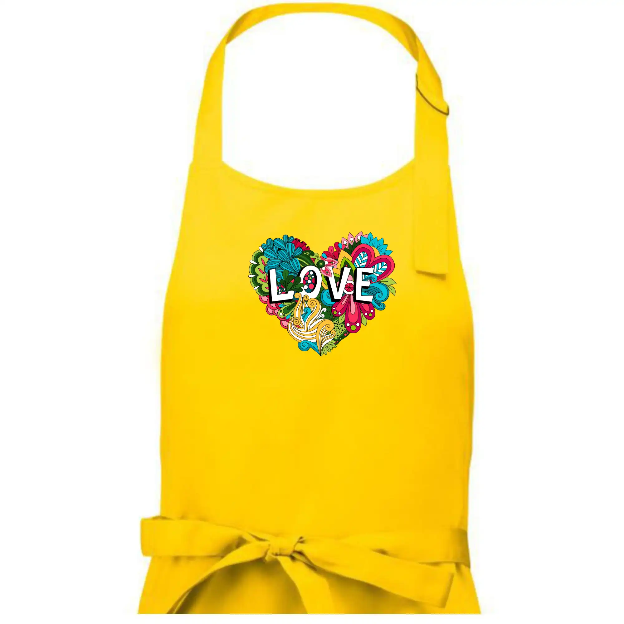 Love nápis květovaný