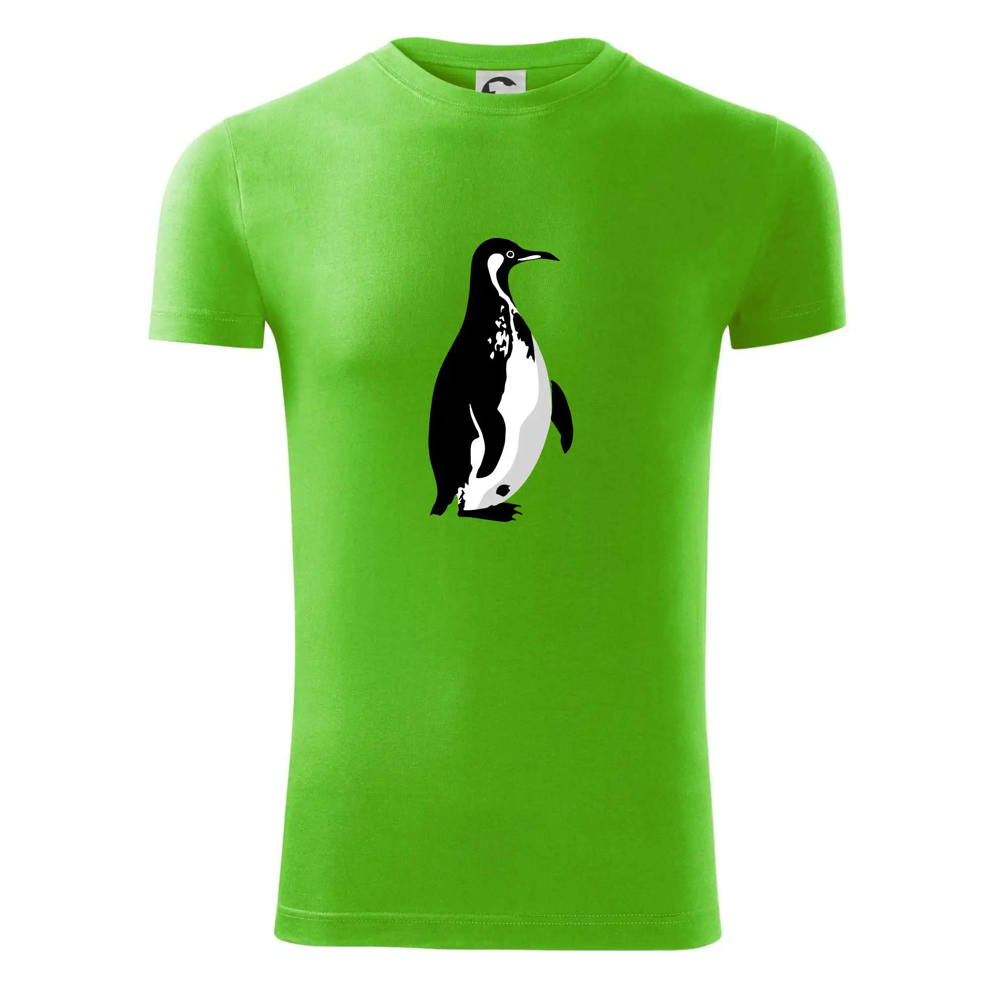 Tučňák černobílý z boku