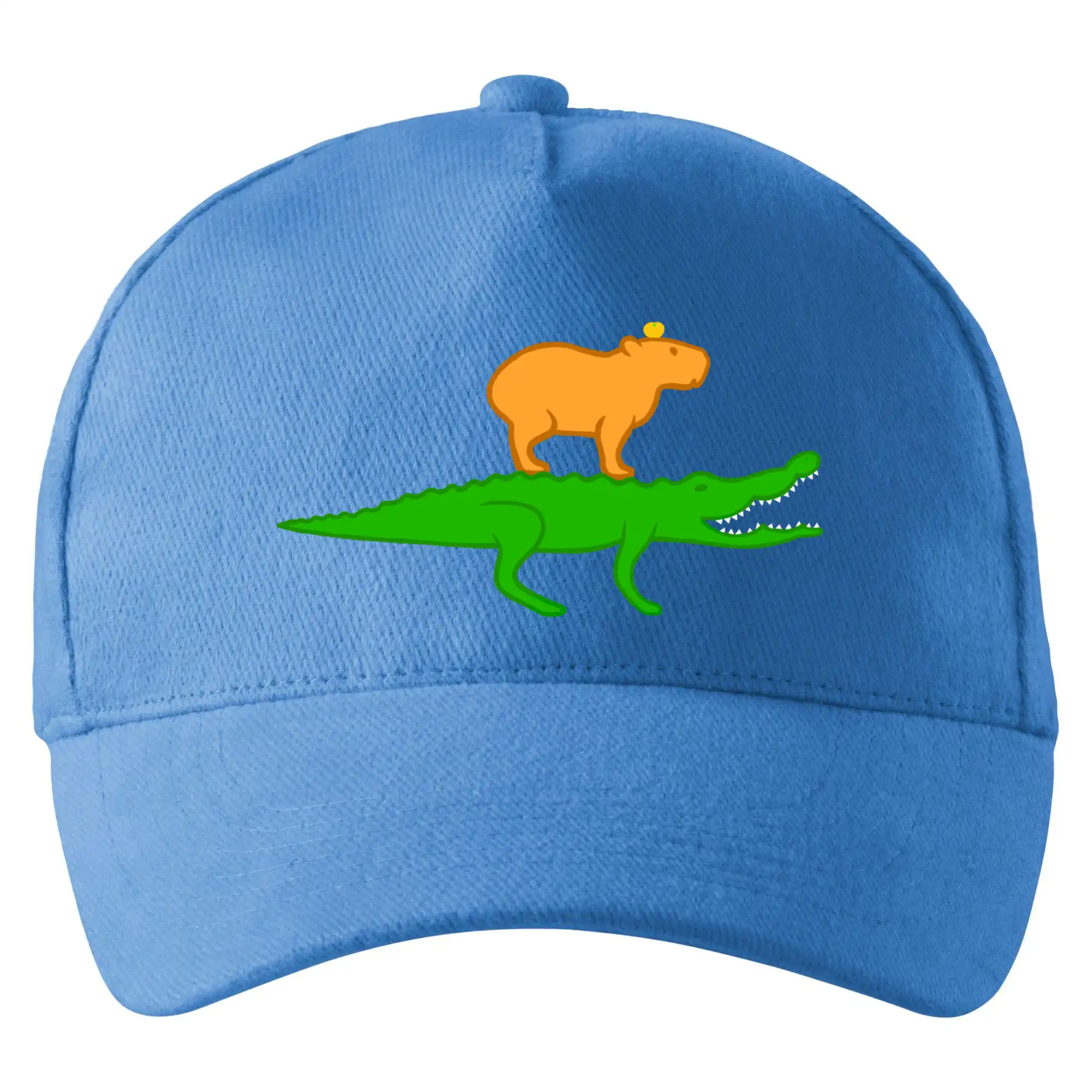 Kapybara na krokodýlovi (Moňas)