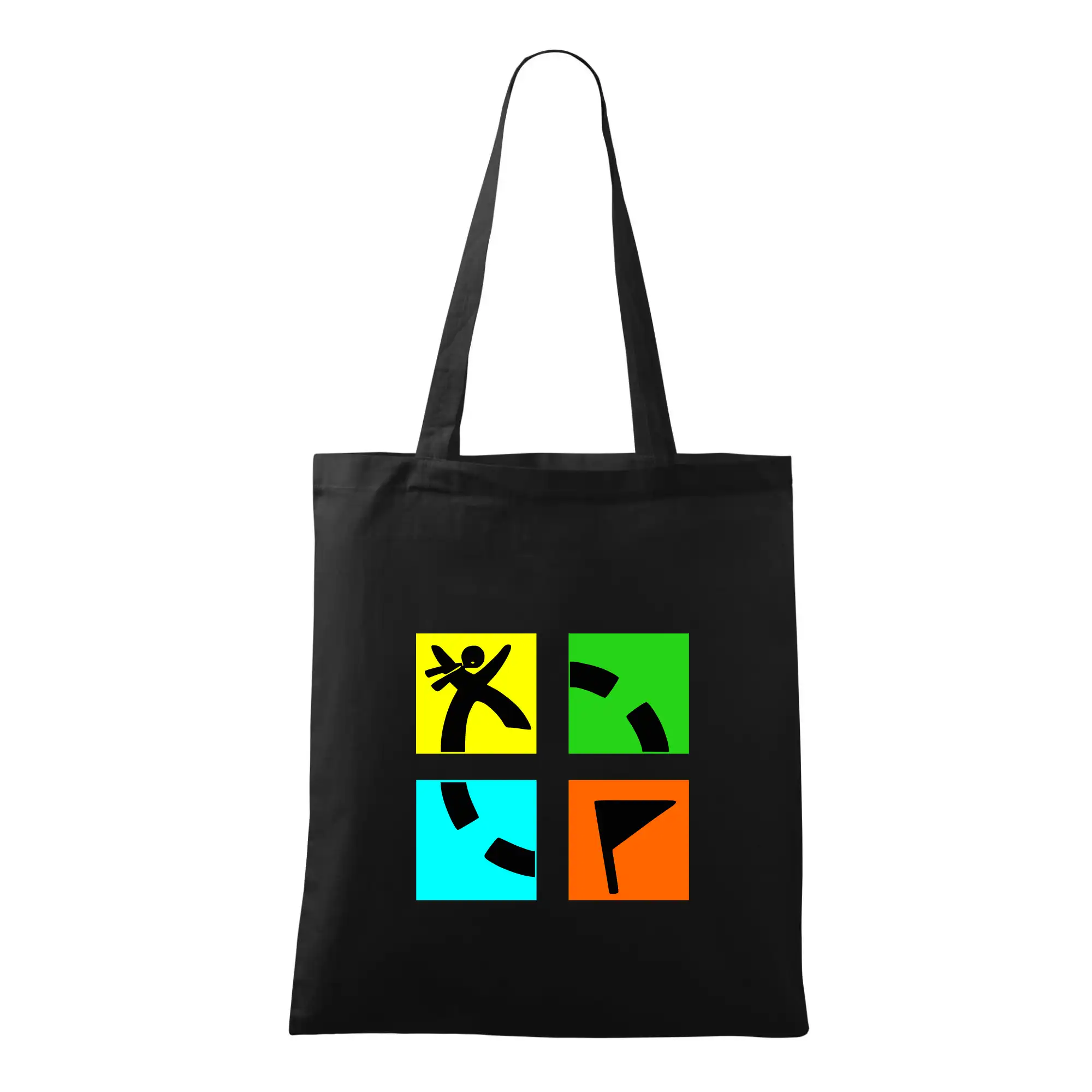Tričká na geocaching - Geocaching logo farebné - Taška bavlnená