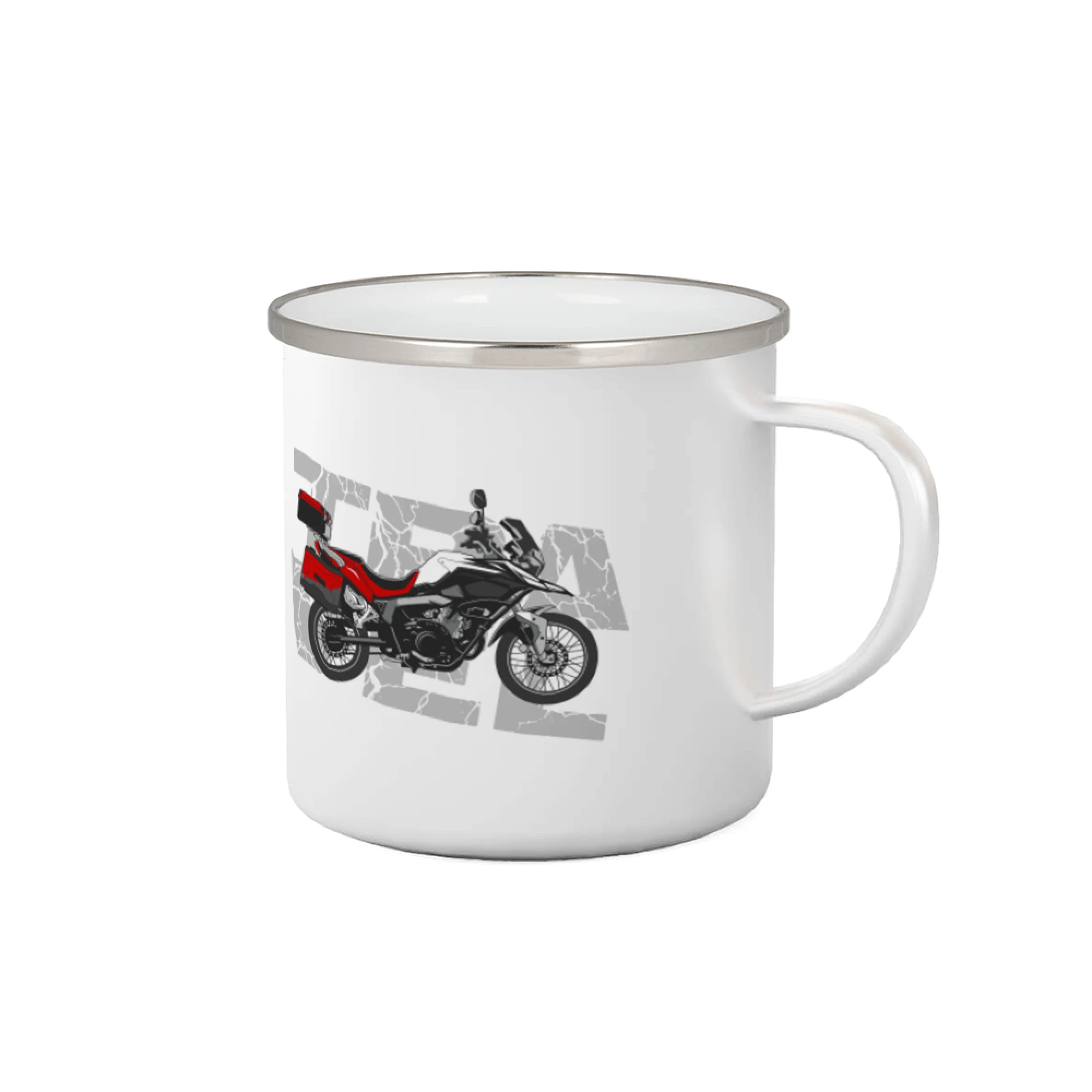 Tričká a mikiny s potlačou motoriek – pre pravých motorkárov - Cestovná enduro červená - Plecháčik