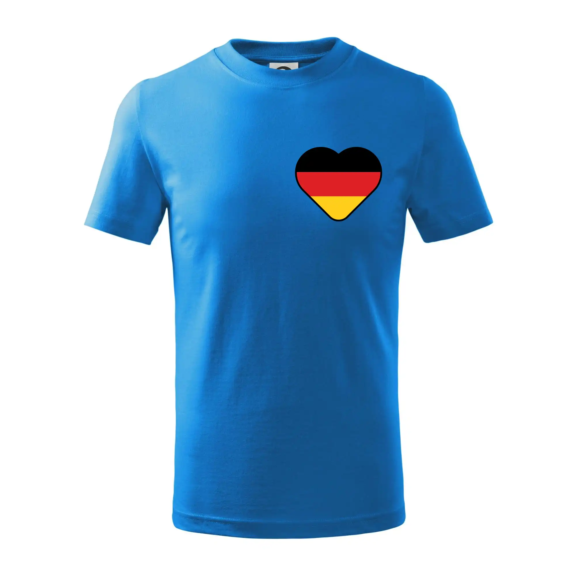 Tričká Nemecko - Germany love prso - Nemecká vlajka - Tričko detské bavlnené
