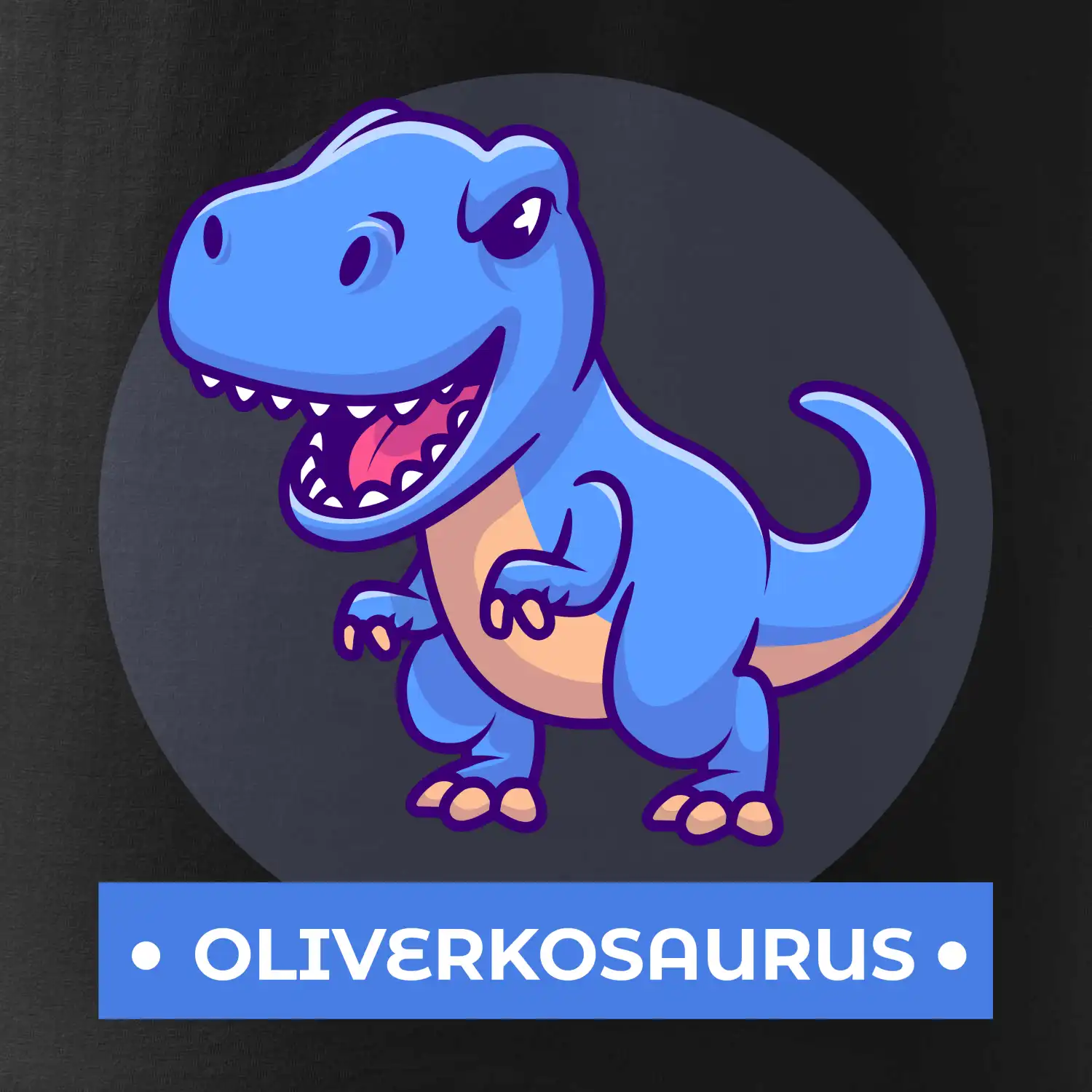 Dinosaurie mená - modrý dinosaurus SK