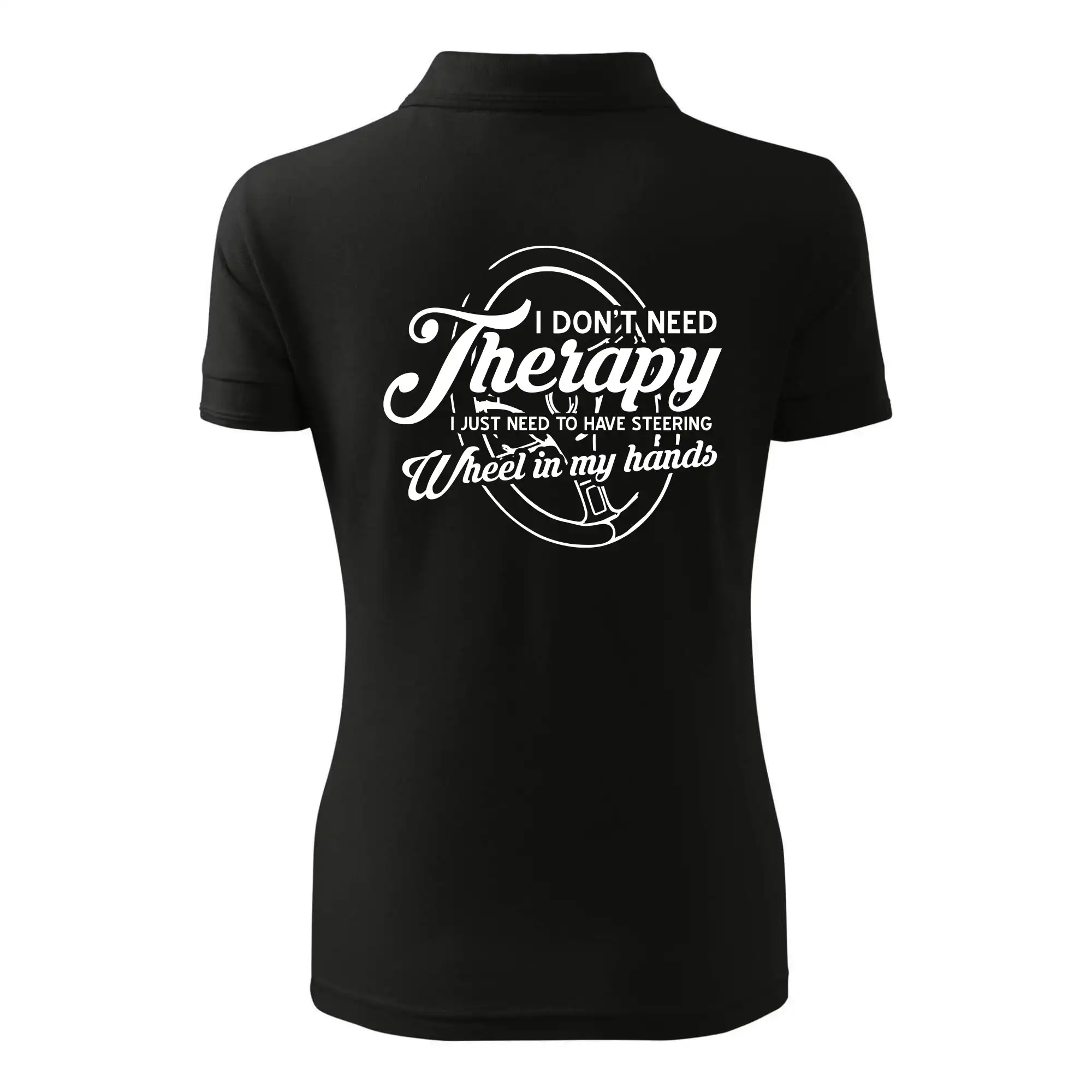 Kulatý nápis - I don't need therapy wheel in my hands