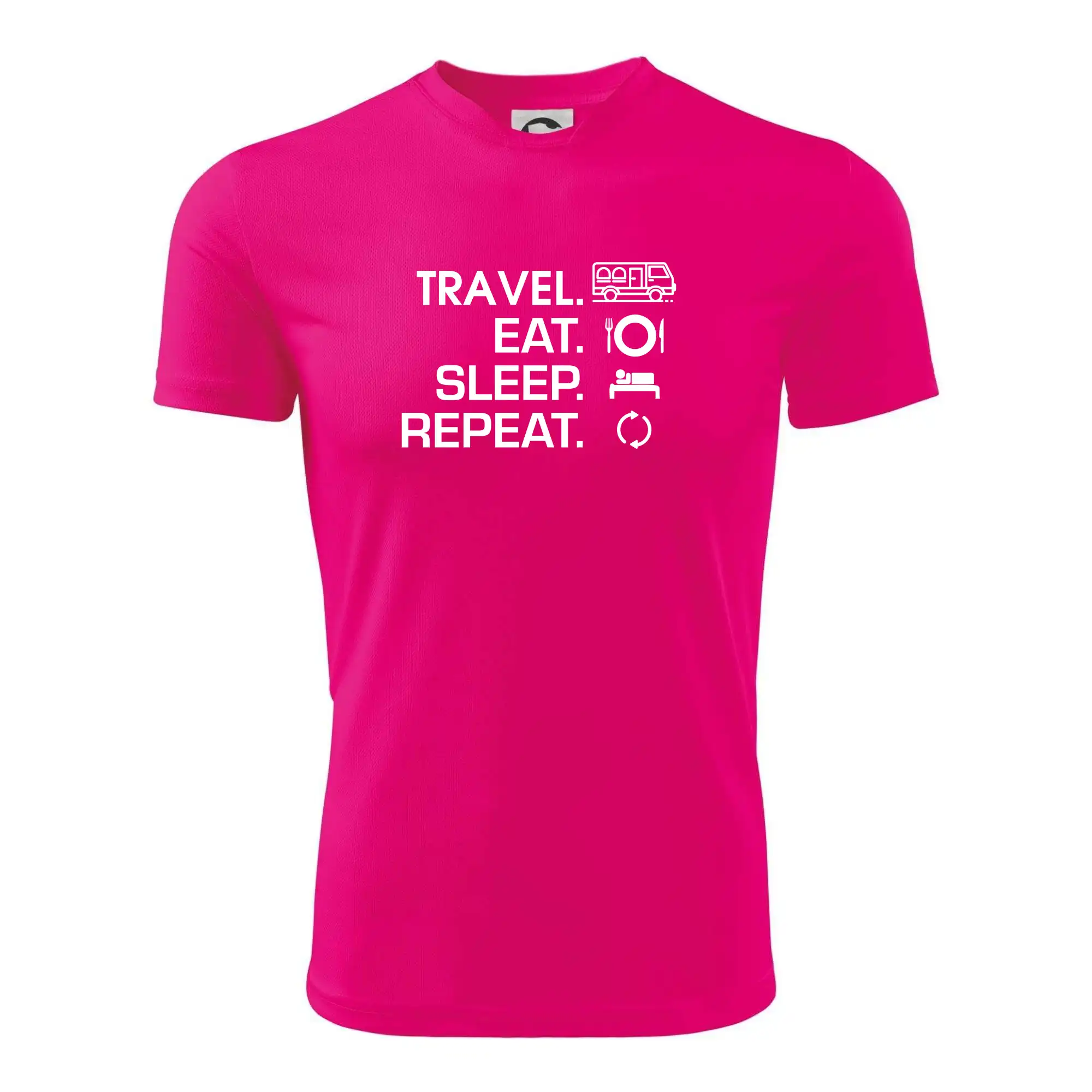 Eat sleep travel - Van