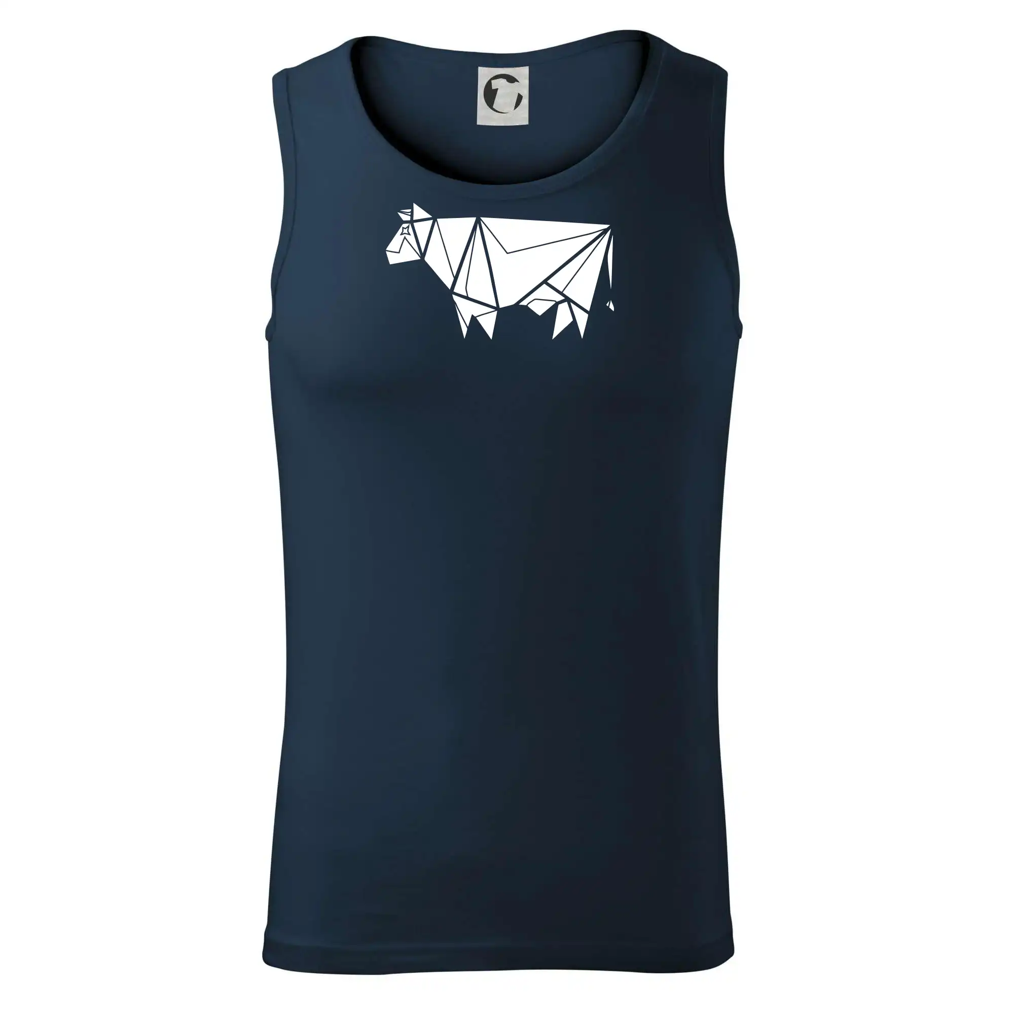 Origami kráva z boku