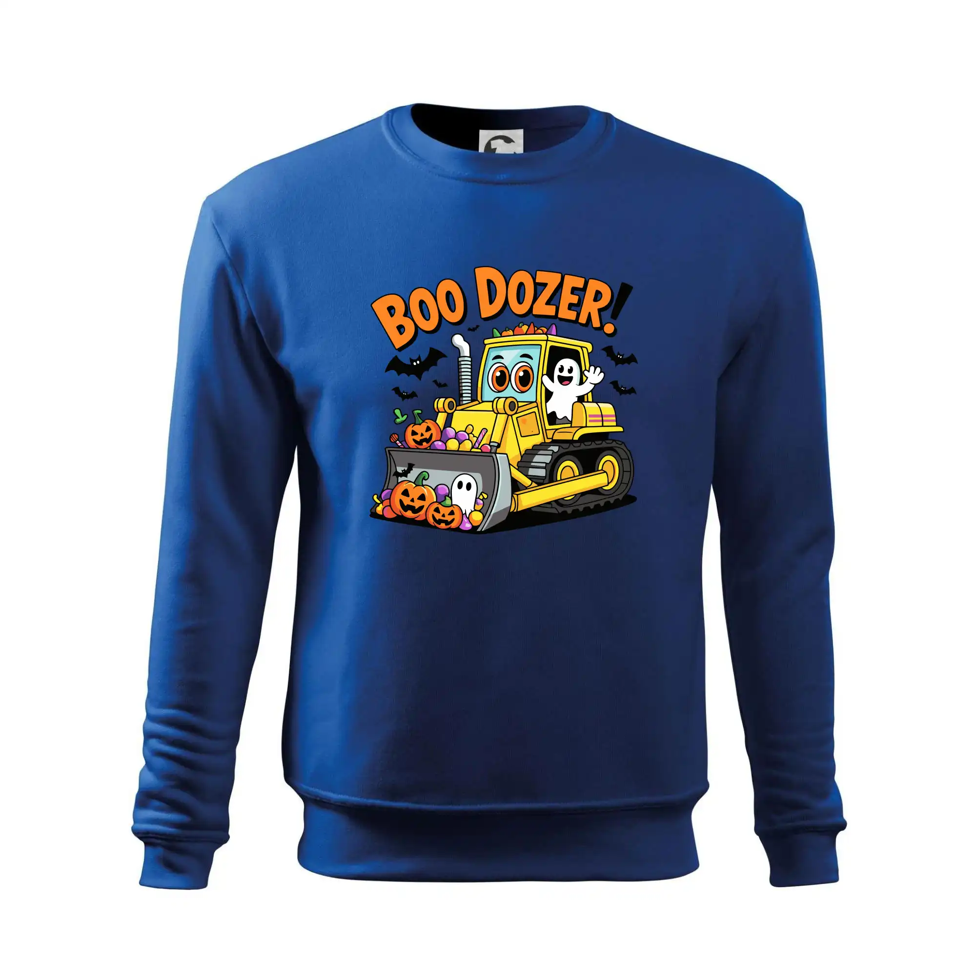 Halloweenský boo dozer