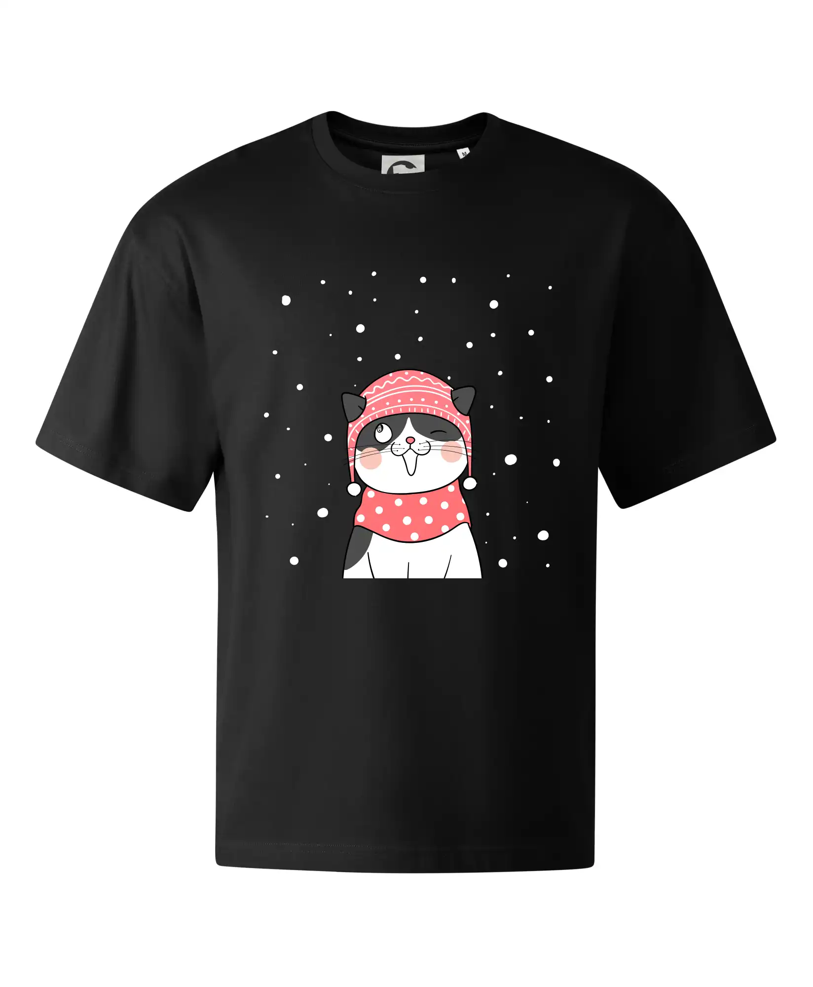 Kočka v zimní čepici