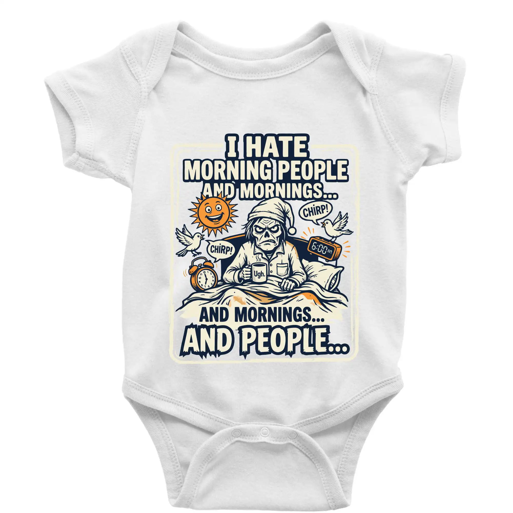 i hate morning people and mornings.... and people... - barevný obrázek