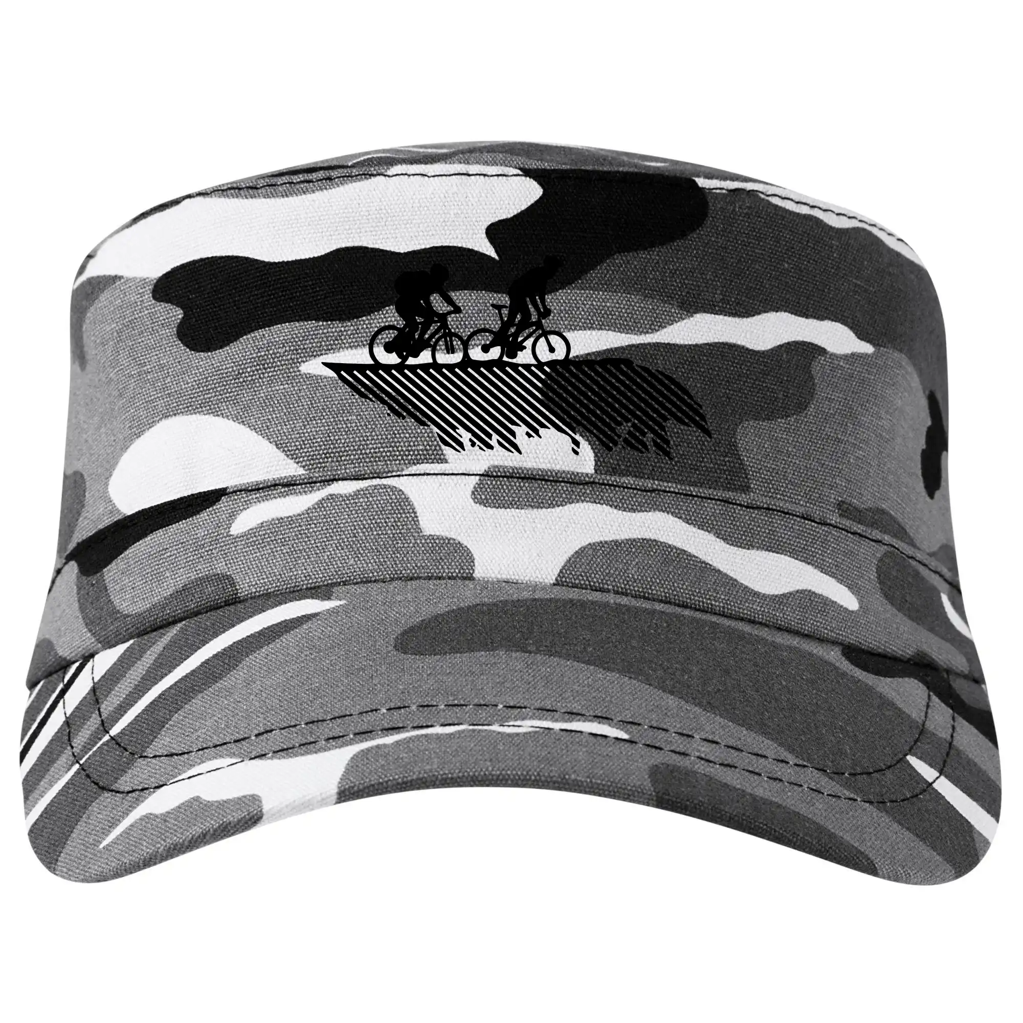 Tričko ako darček pre cyklistu - Cyclo duo - Šiltovka CAMO