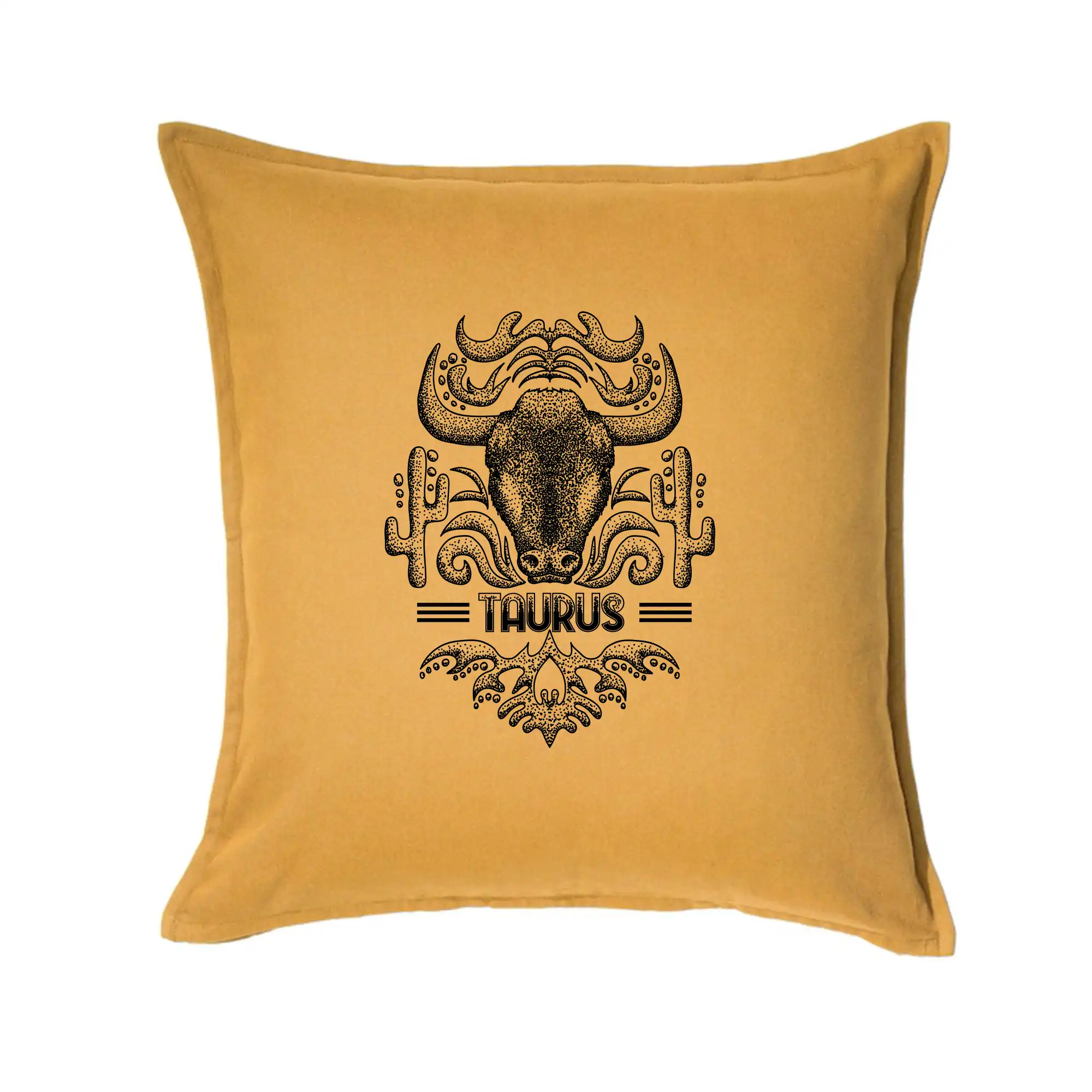 Tričká býk - Taurus - vintage - Vankúš 50x50
