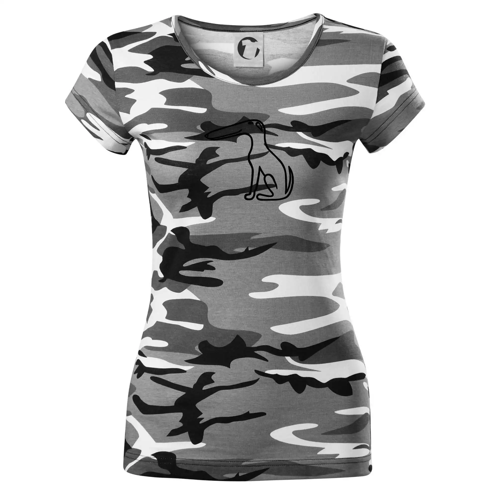 Barzoj obrys černý  (Moňas)