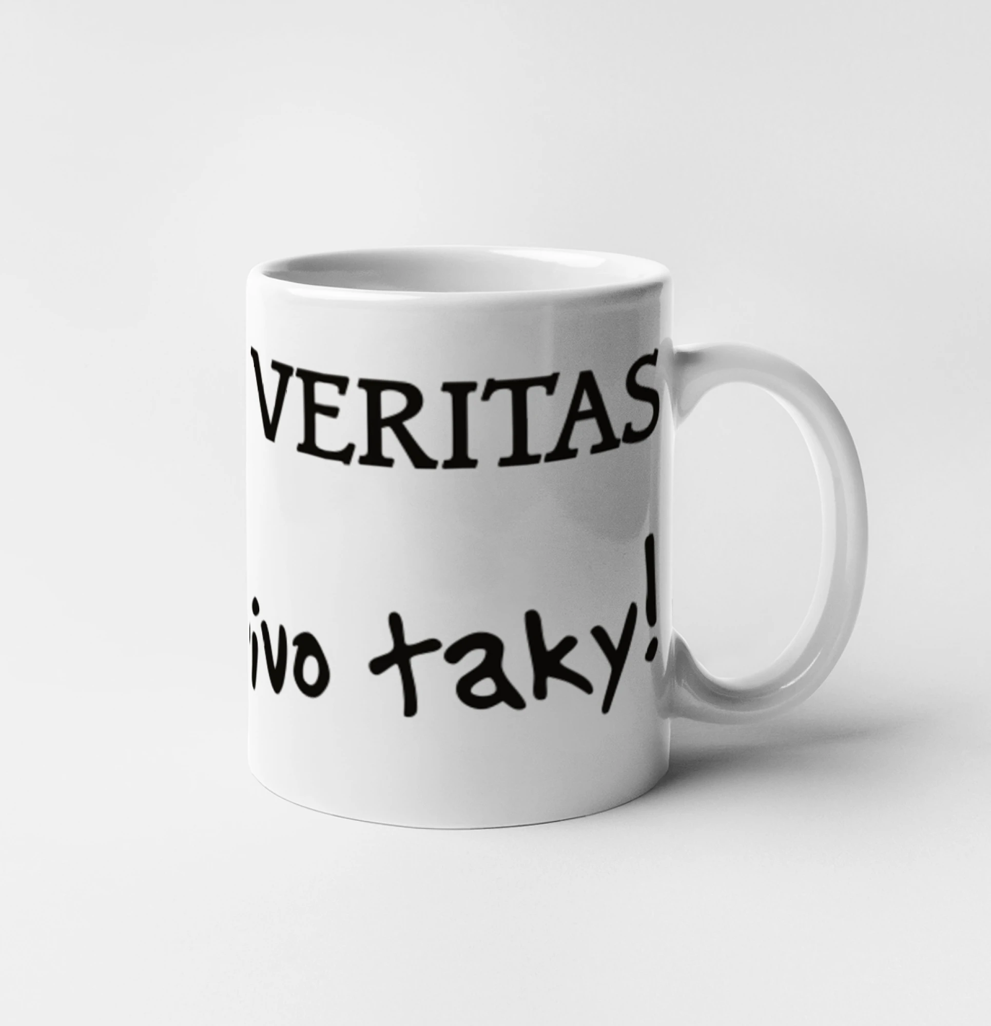 Vtipná tričká pre pivárov - In vino veritas in pivo taky (Hana-creative) - Hrnček 