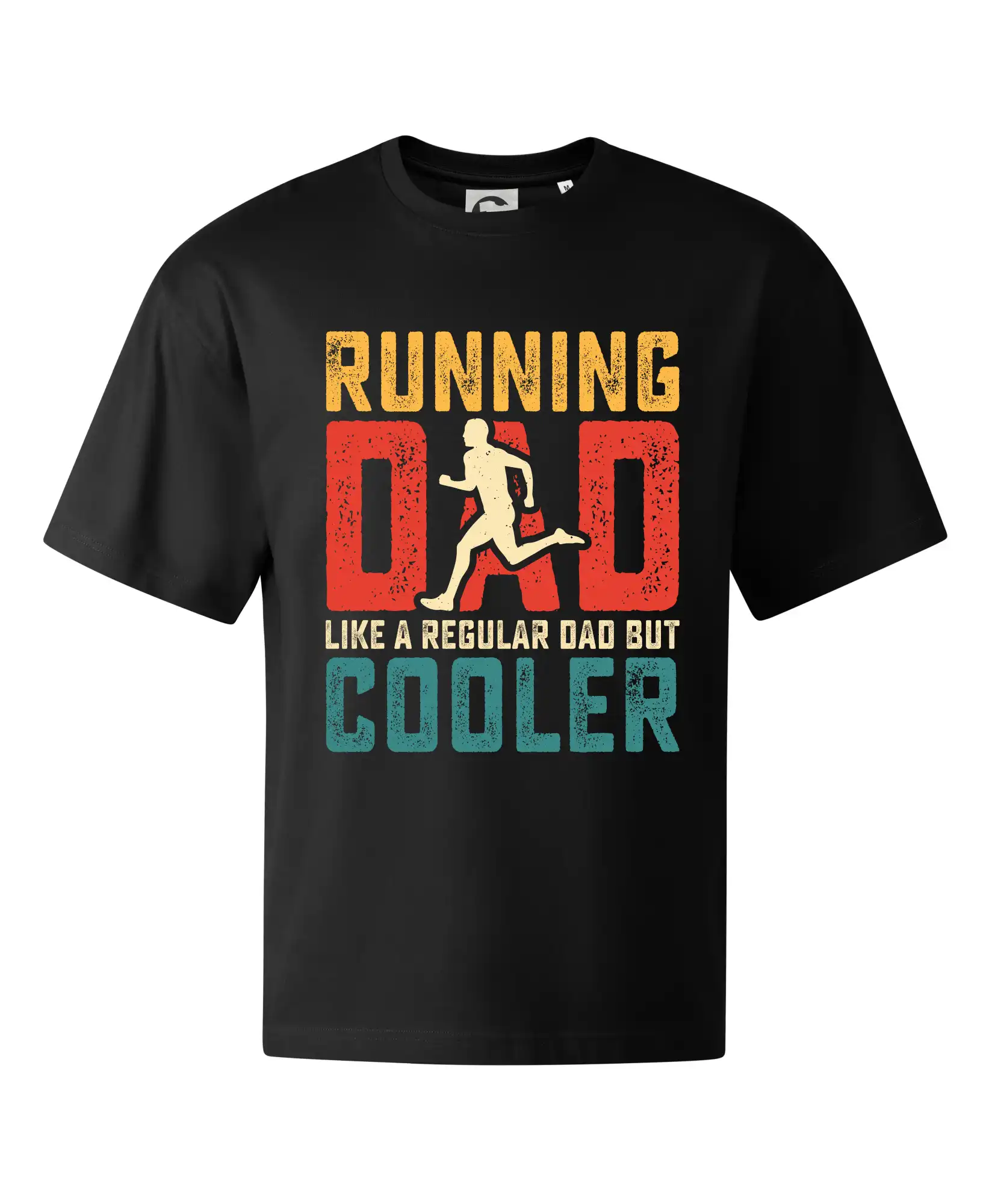Tričká pre bežcov - Running dad like a regular dad but cooler - Stage unisex - OVERSIZE