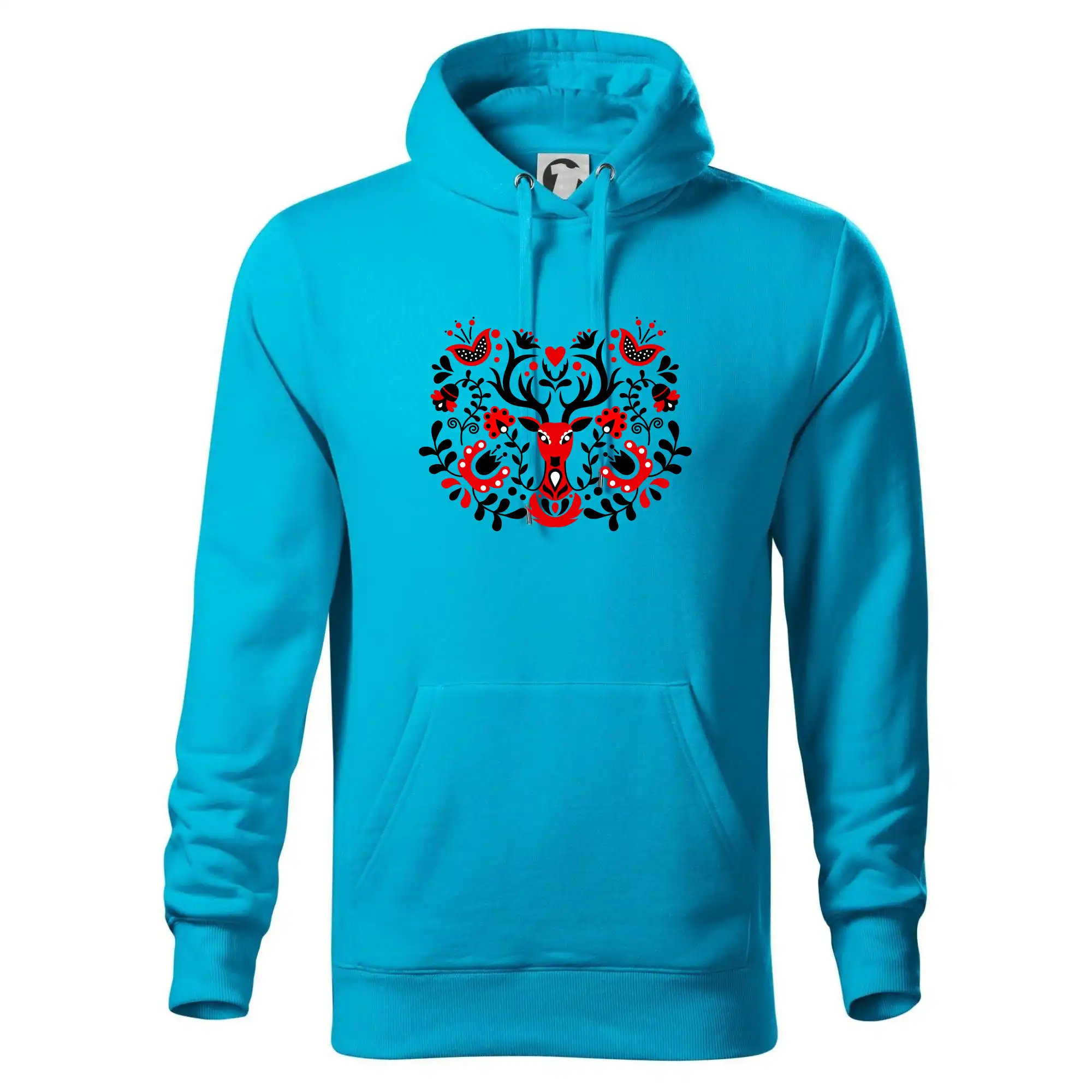 Folklór - Folklór - Červený jeleň - Mikina pánska Cape s kapucňou