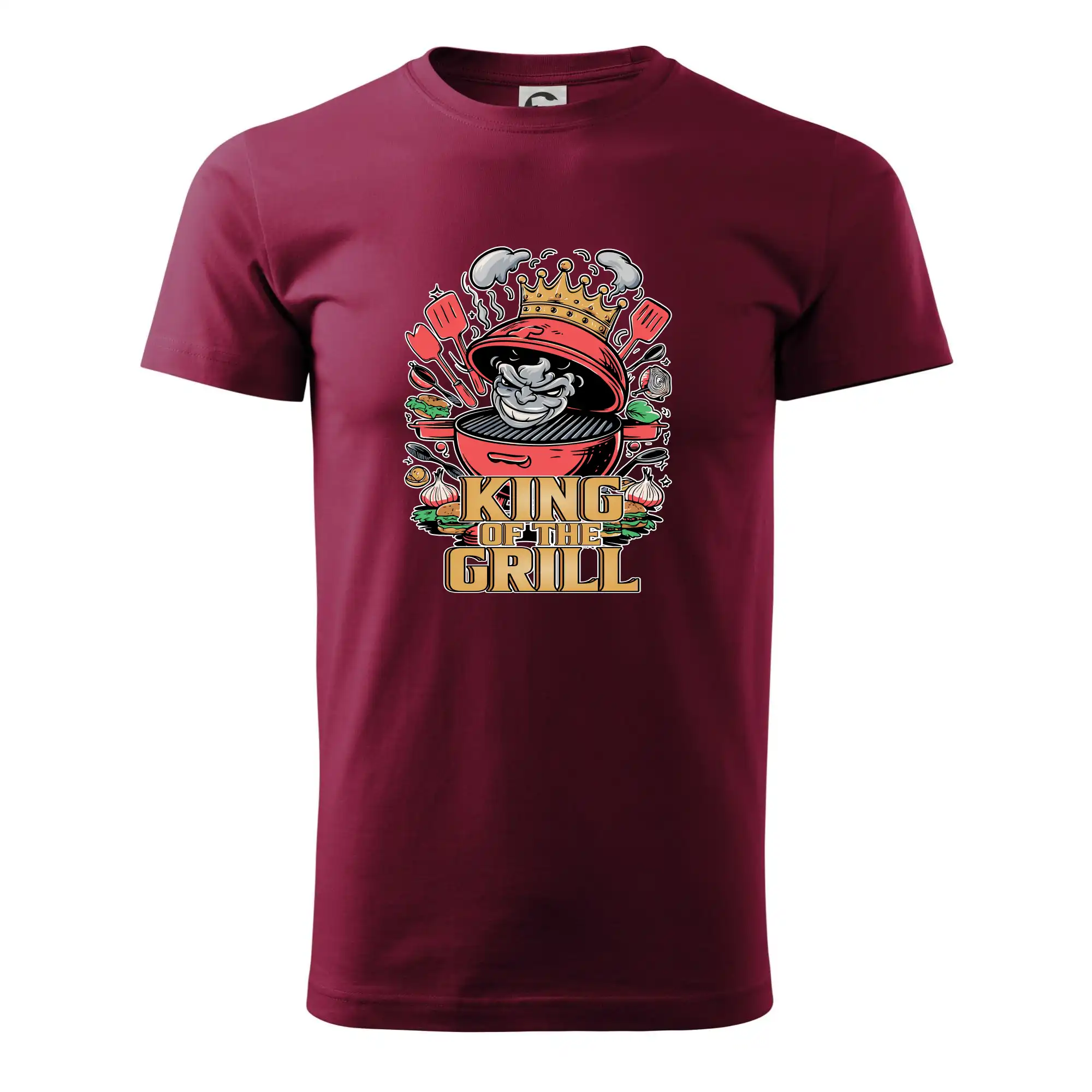 Tričká a zástery na grilovanie - King of the grill - Pánske tričko nižšej gramáže